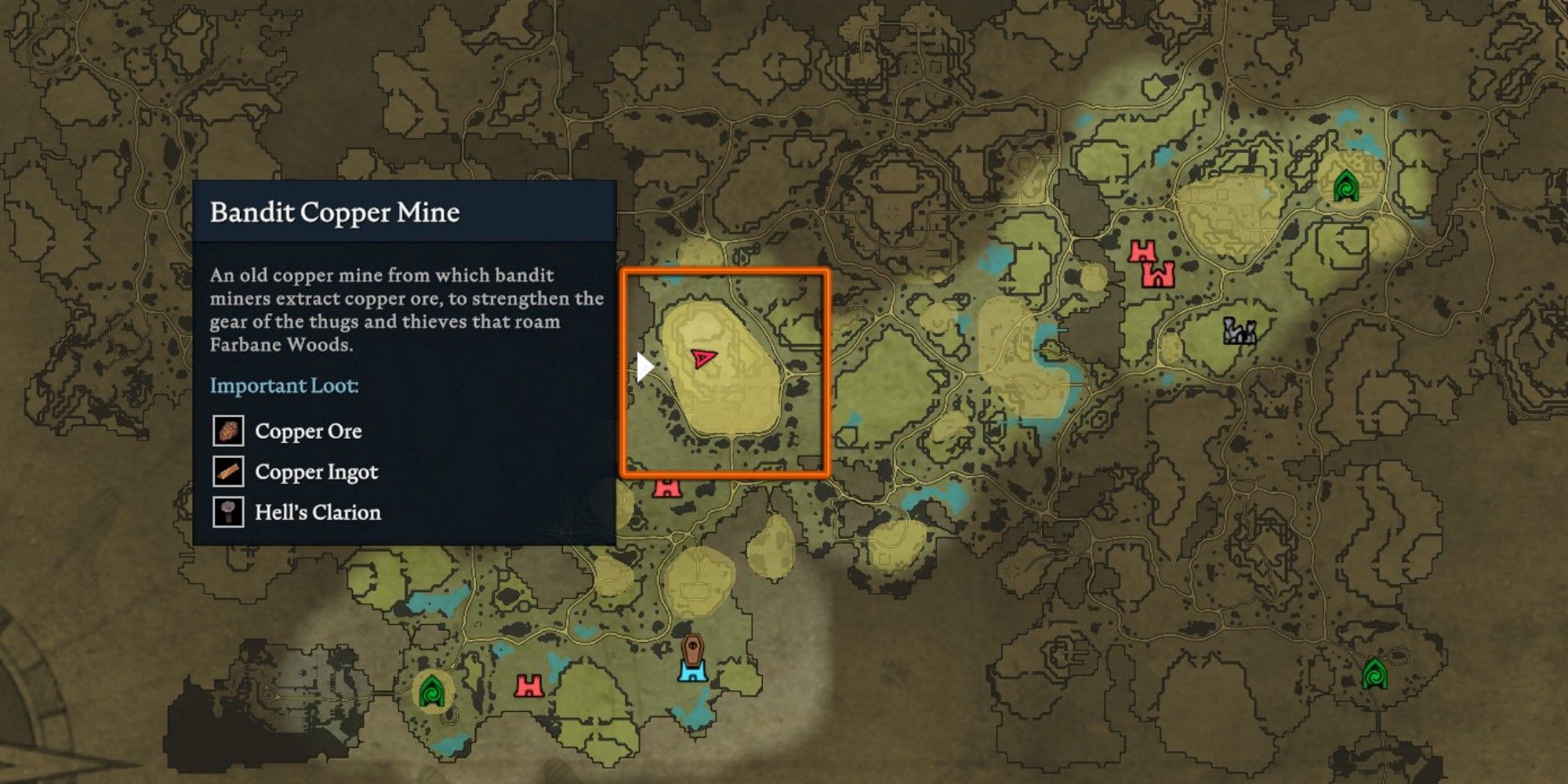 V Rising Copper Mine Location