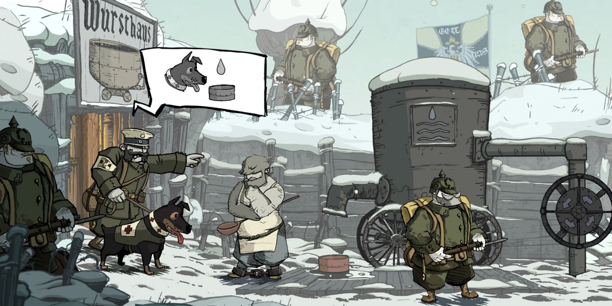 Valiant Hearts The Great War -  Gameplay In The Trenches