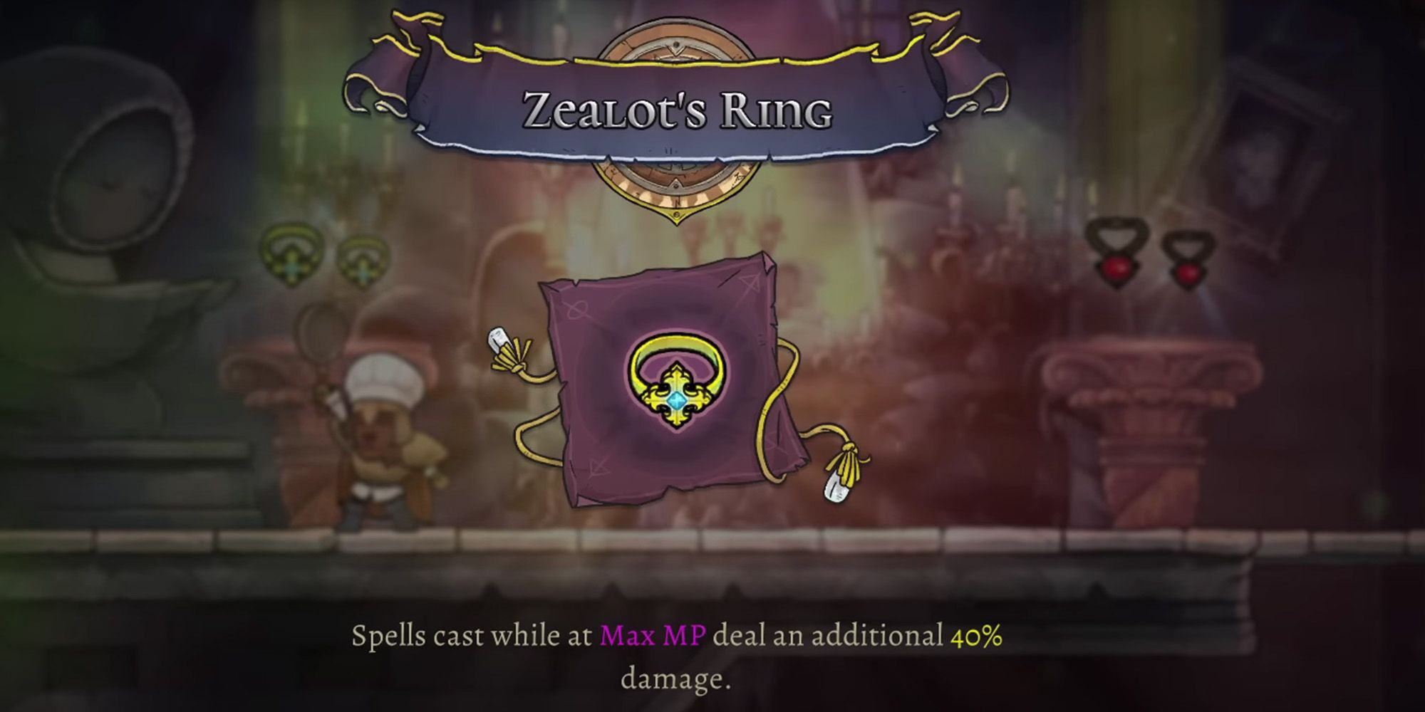 Rogue Legacy 2 screenshot of Zealot's Ring