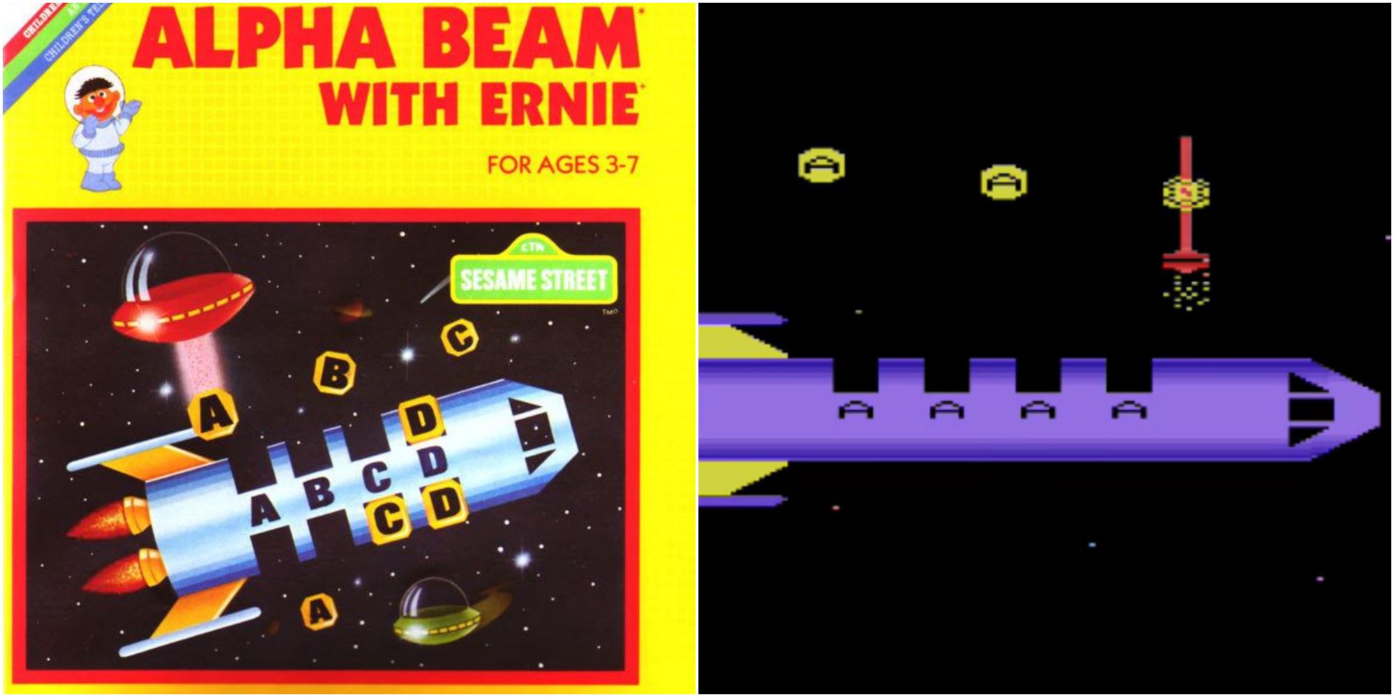 alpha beam with ernie cover & gameplay