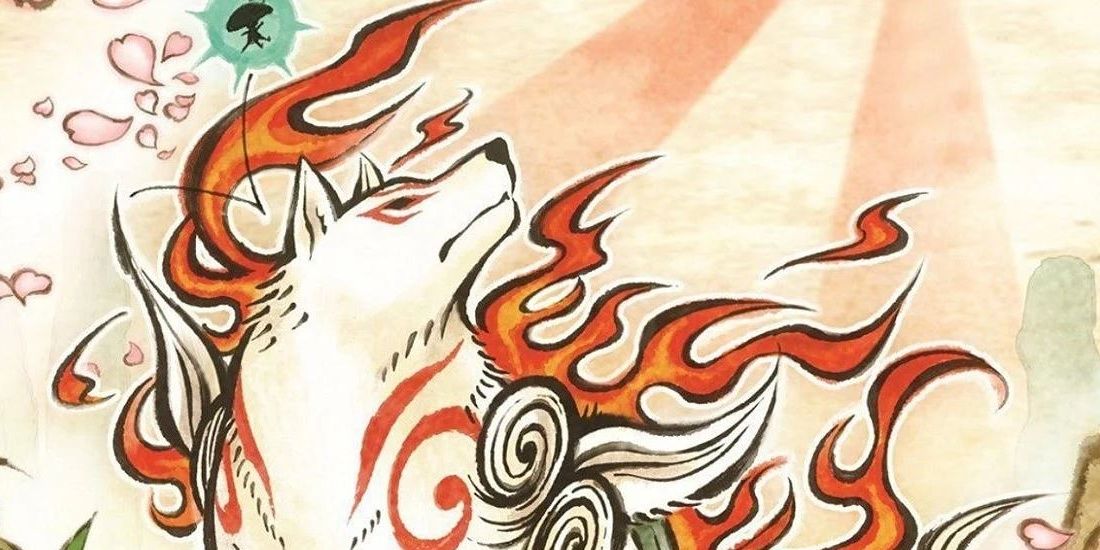 Amaterasu and Issun in Okami