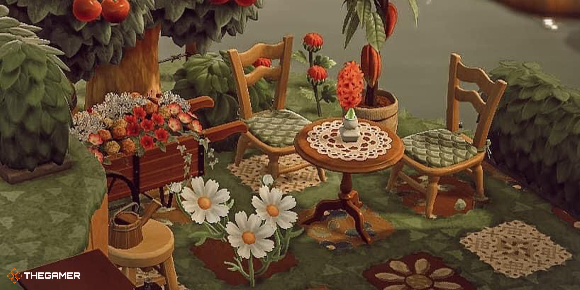 animal crossing new horizons - table and chairs 2