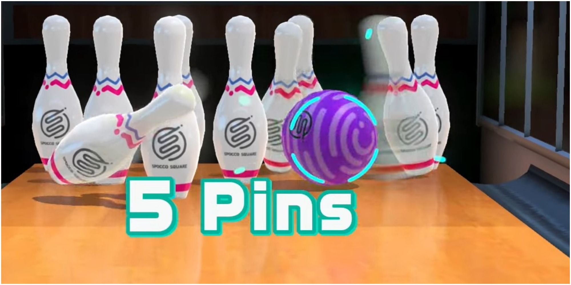 Nintendo Switch Sports Bowling 5 Pins Ball Pins