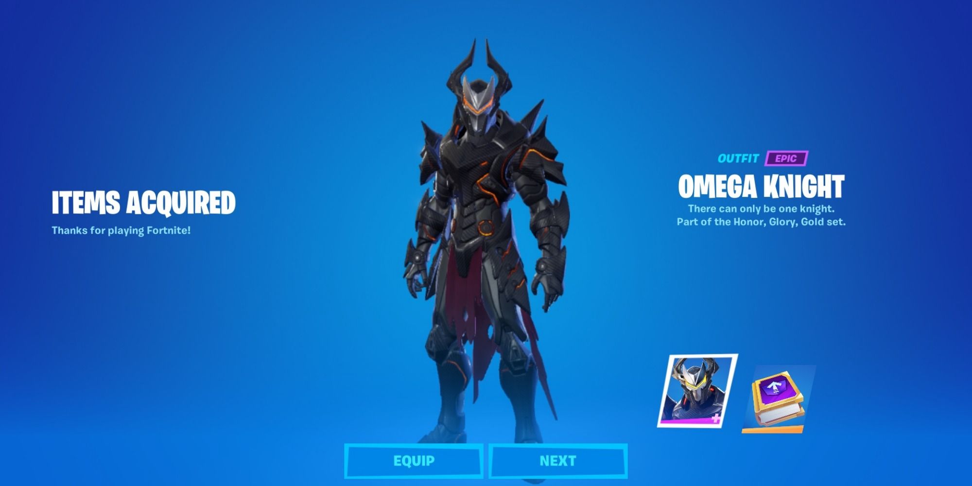 acquiring omega knight