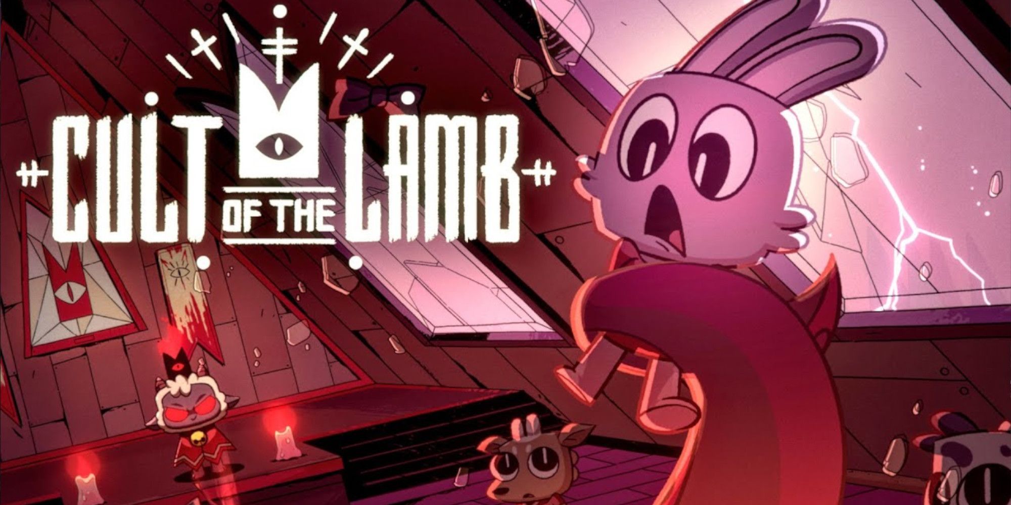 Devolver's Cult of the Lamb is an action game with sinister base building