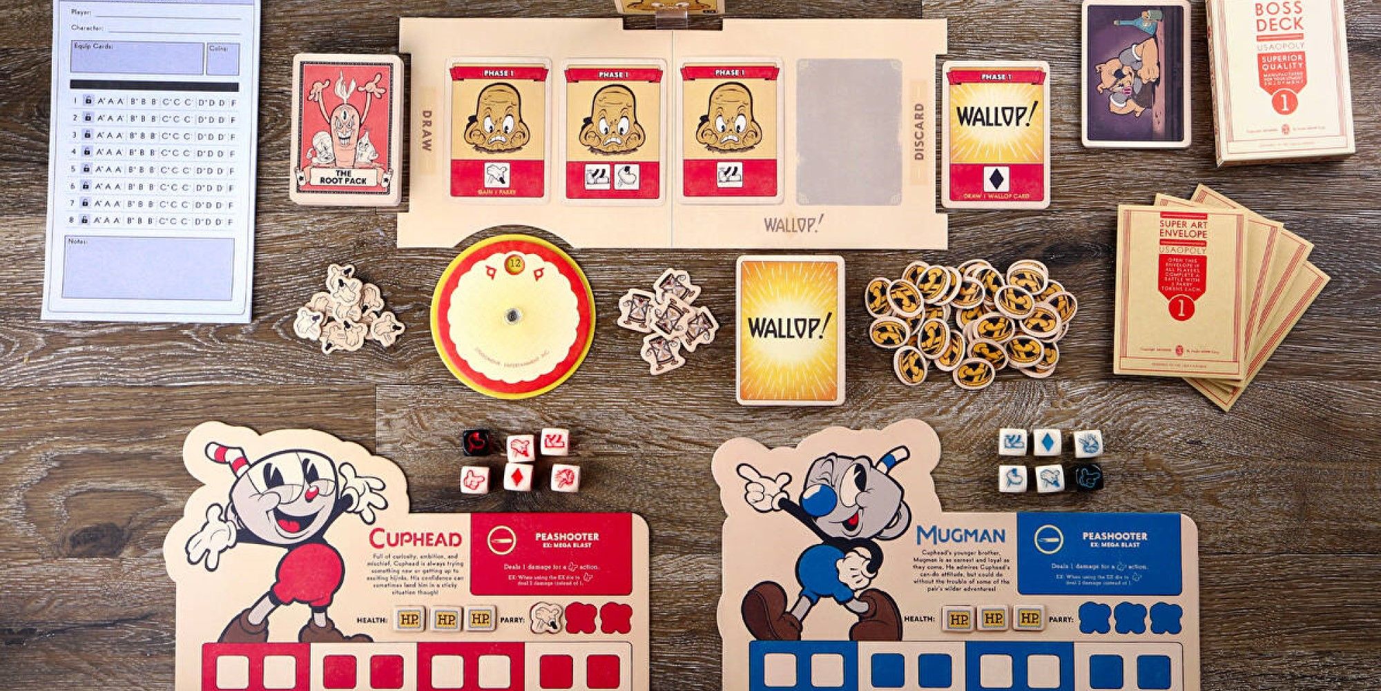 cuphead dice game cards and dice