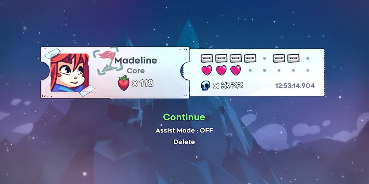 death count in celeste screen