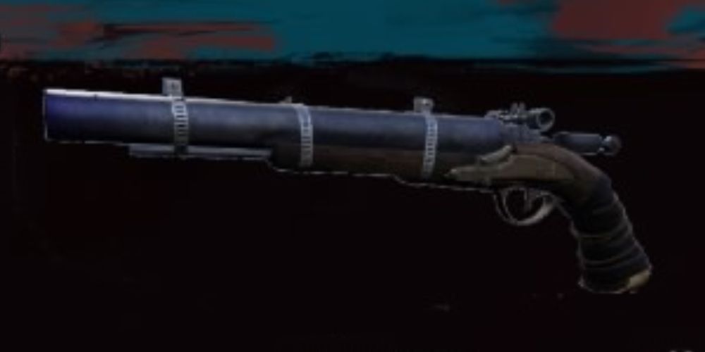 evil dead the game blunderbuss closeup