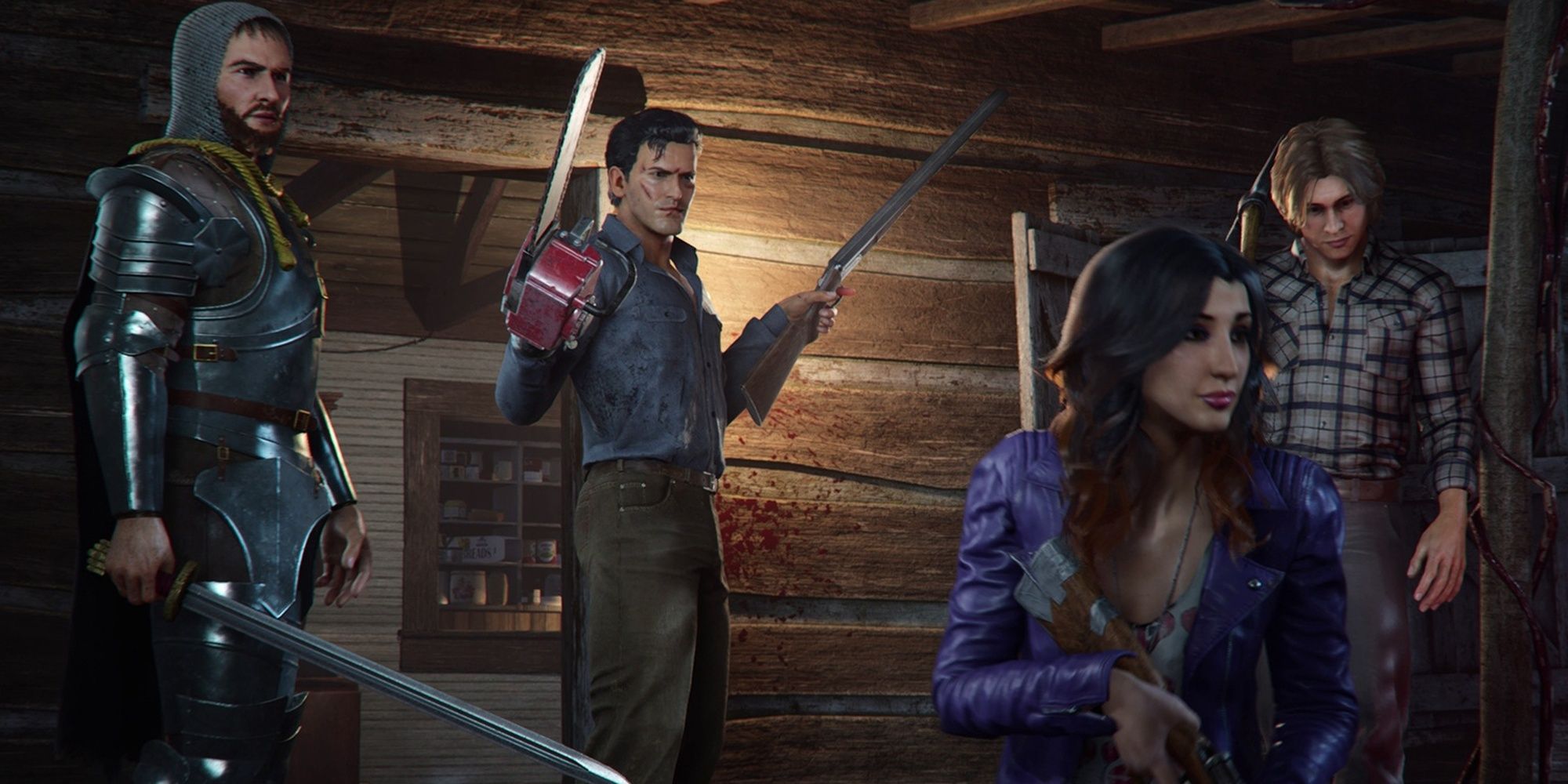 Evil Dead The Game: Ash And Characters From The TV Show On The Hero Team