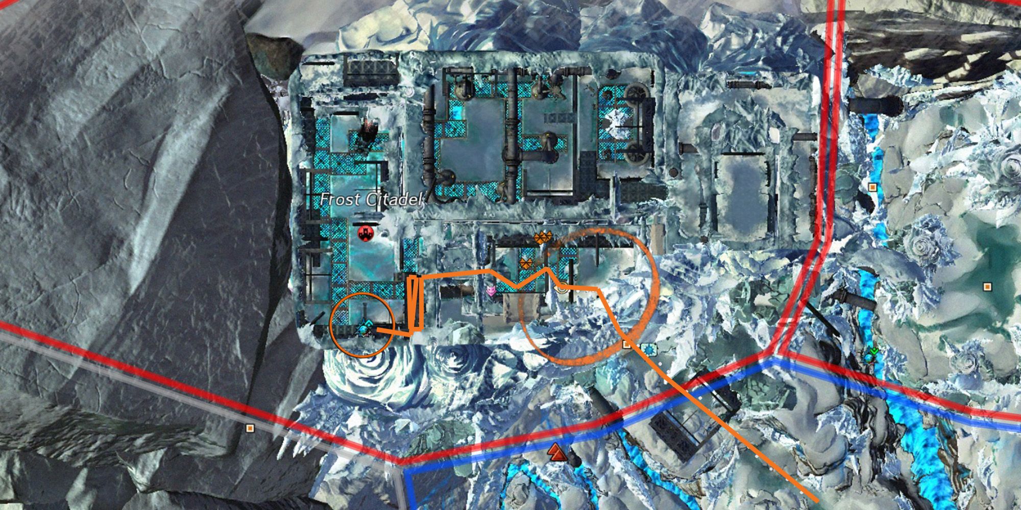 frost citadel insight map location