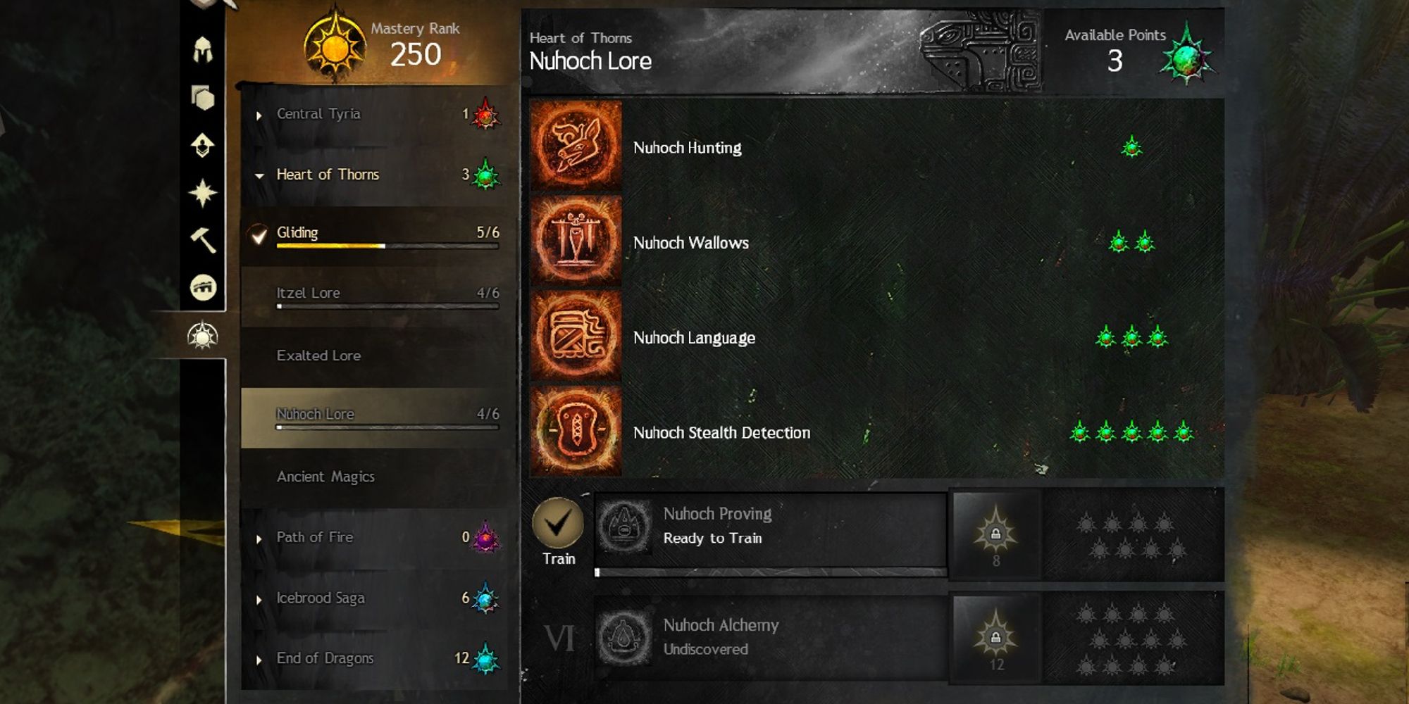 nuhoch lore mastery track