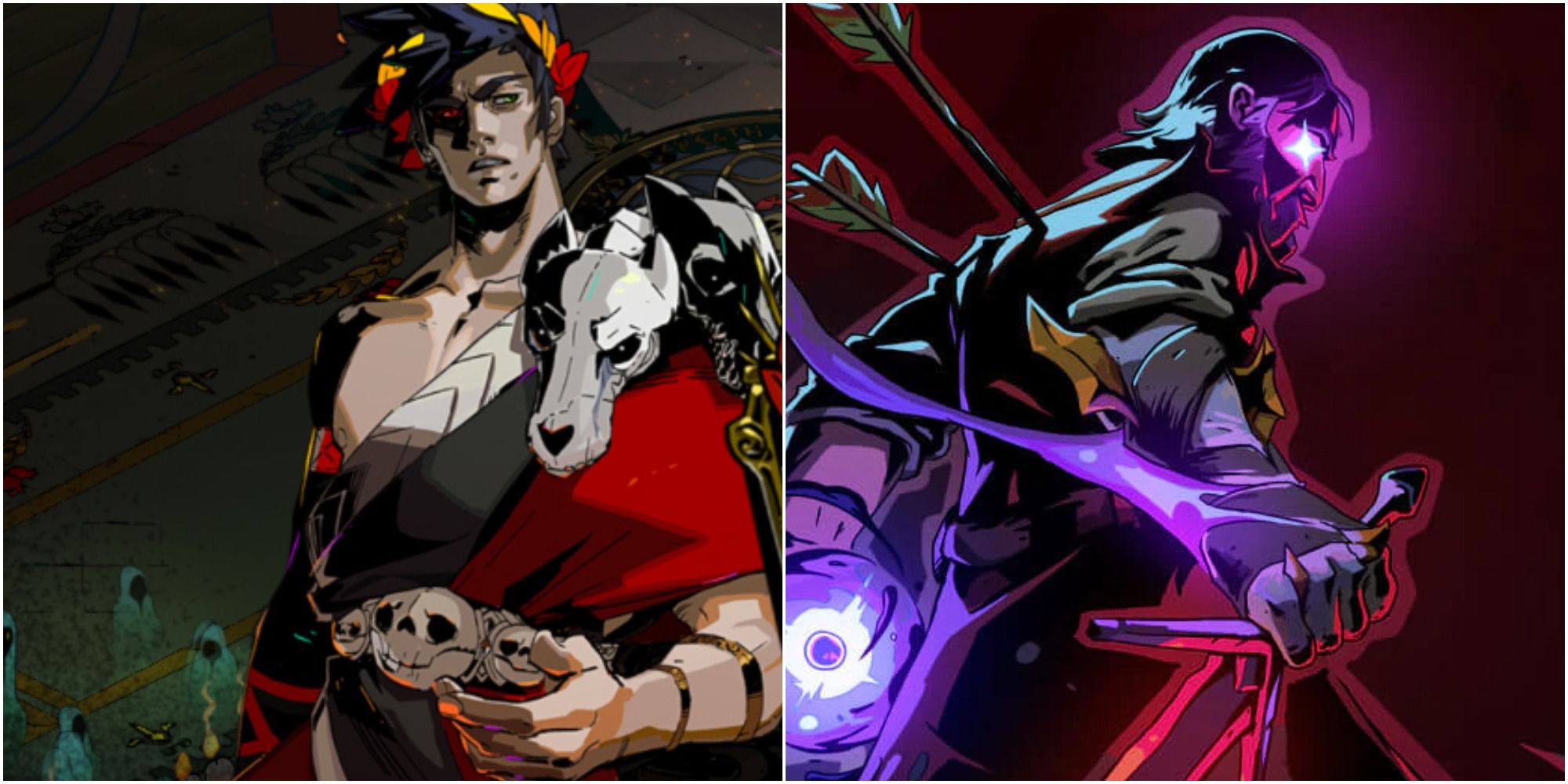 hades curse of the dead gods promo art collage