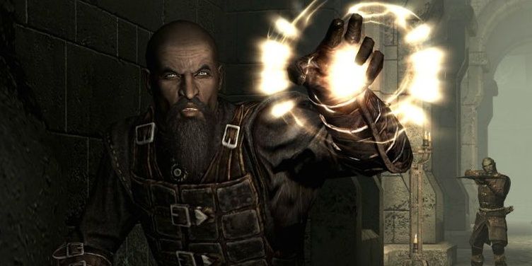 Isran using magic in Elder Scrolls 5: Skyrim