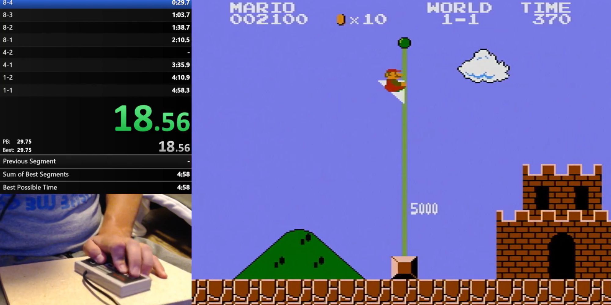 Watch every sub-5-minute Super Mario Bros. speedrun at once - Polygon