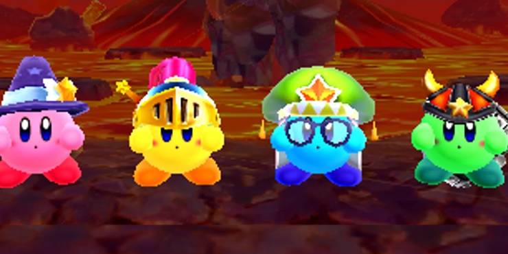 Multiplayer Kirby's lineup.