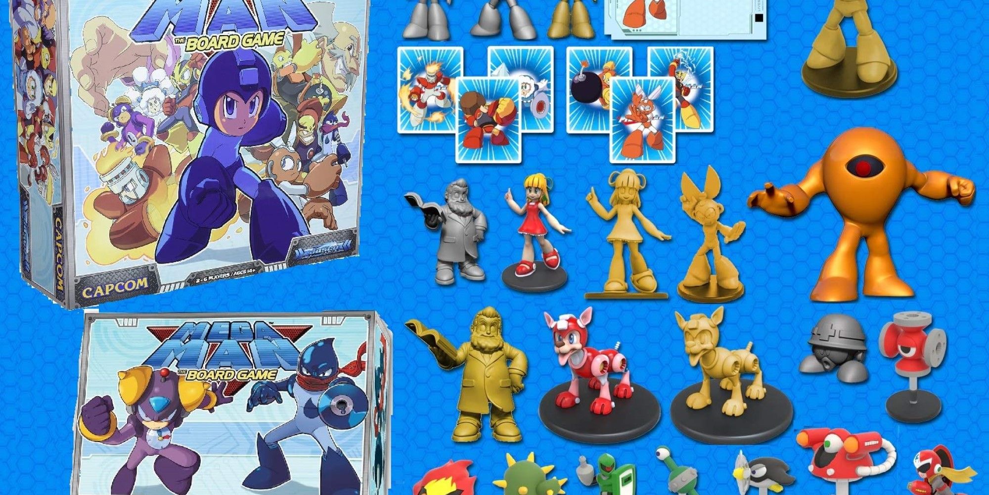 mega man the board game pieces