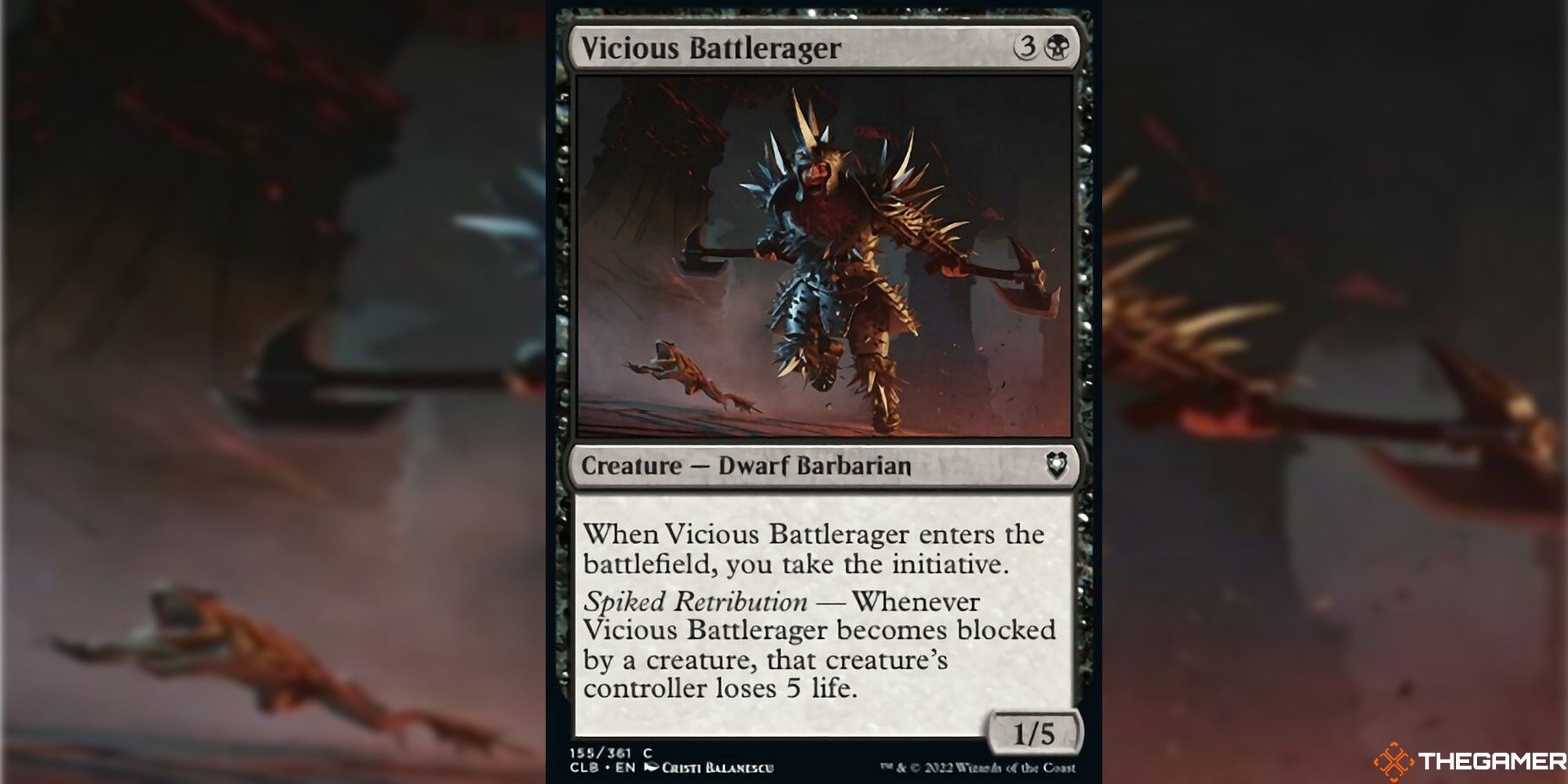 mtg Vicious Battlerager card art and text