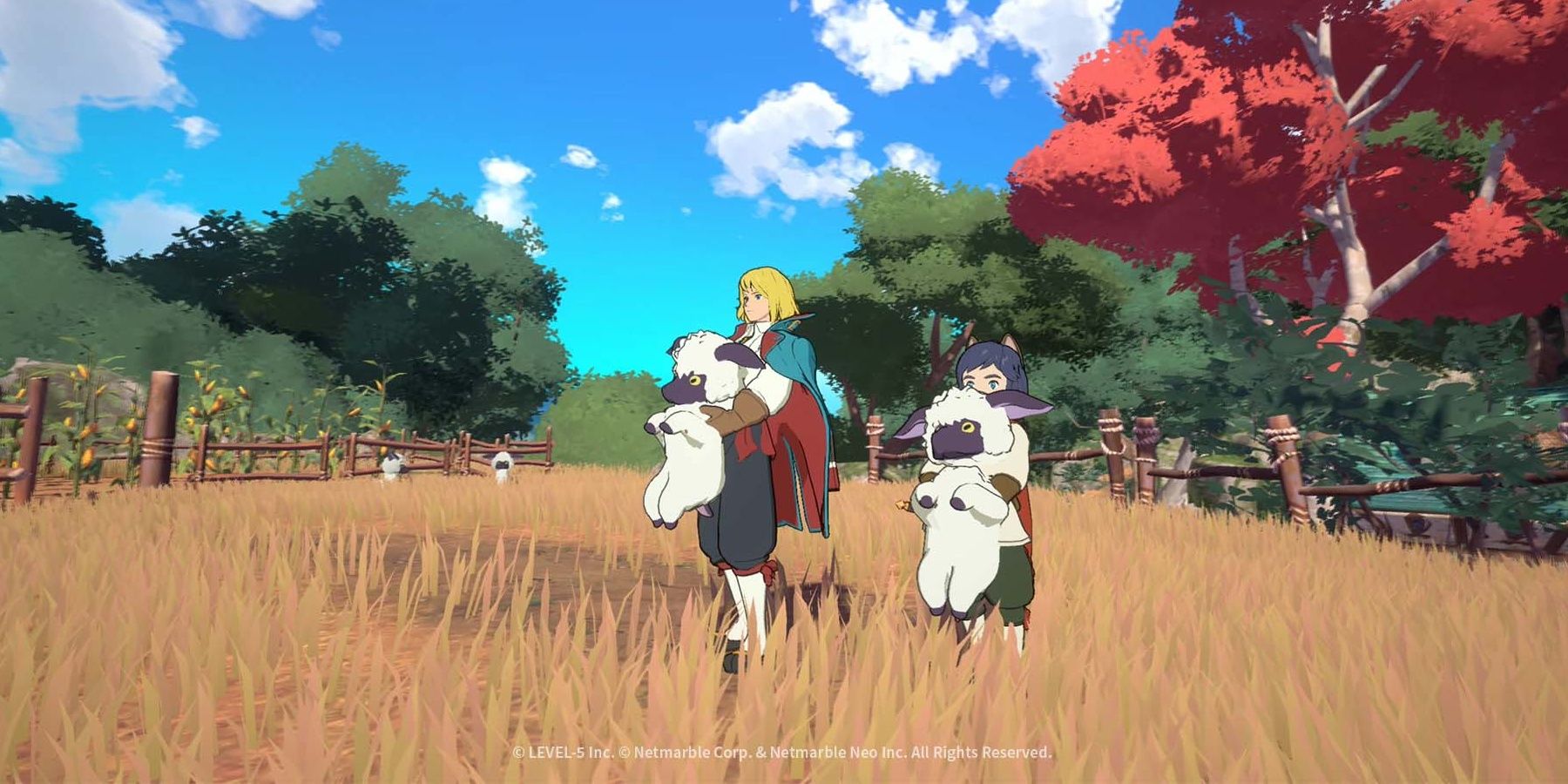 A screenshot showing a scene from Ni no Kuni: Cross Worlds
