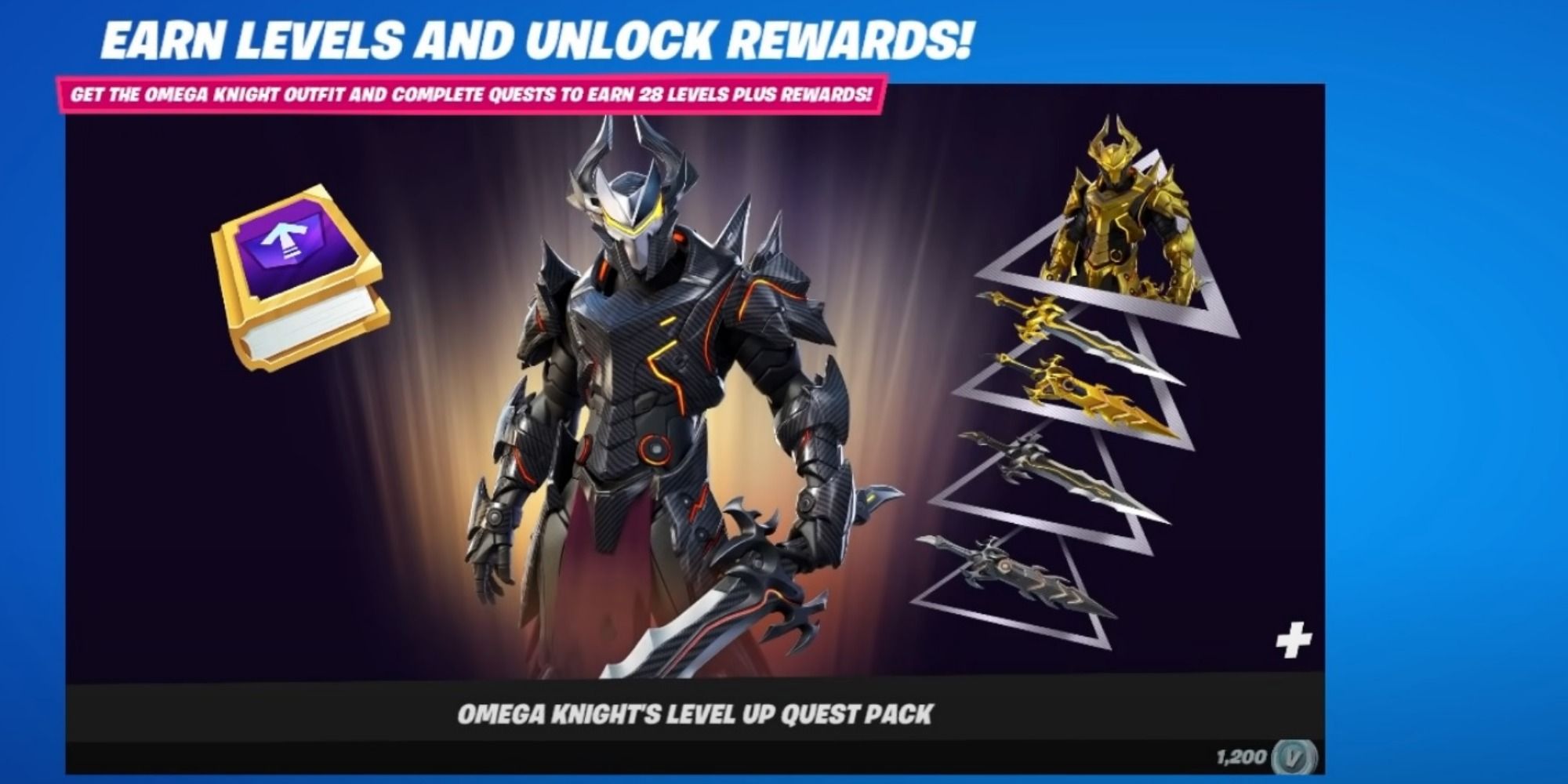 How The Omega Knight s Level Up Quest Pack Works In Fortnite