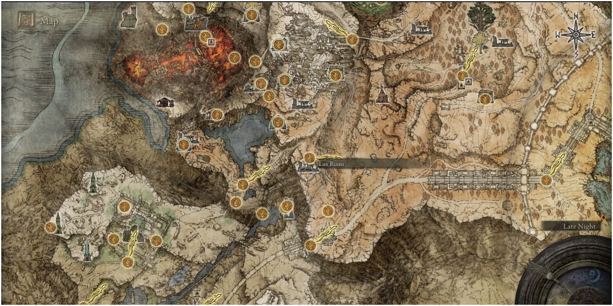 Elden Ring Demi-Human Queen Gilika's location at Lux Ruins