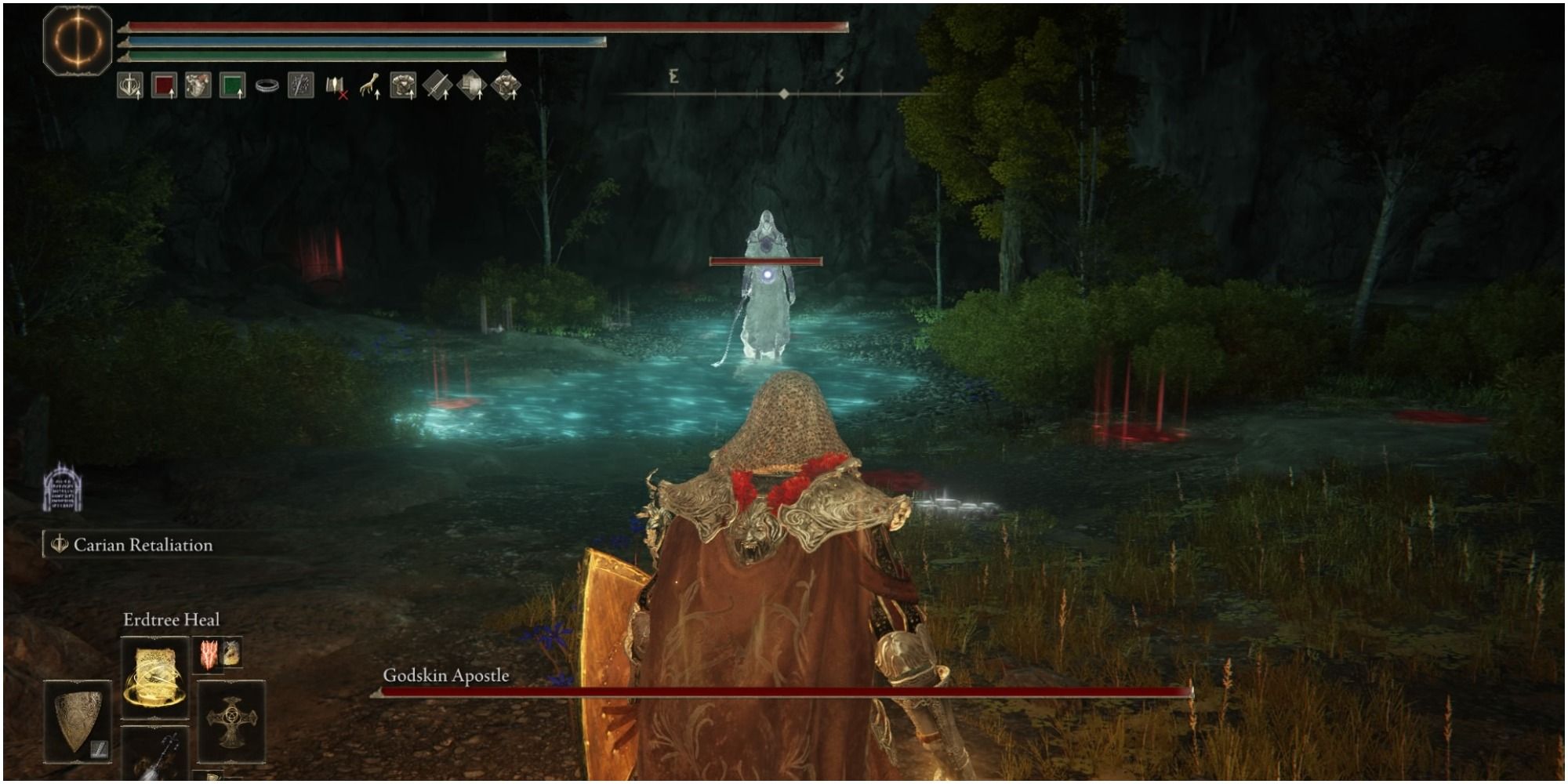 Image showing the boss in Spiritcaller Cave. 