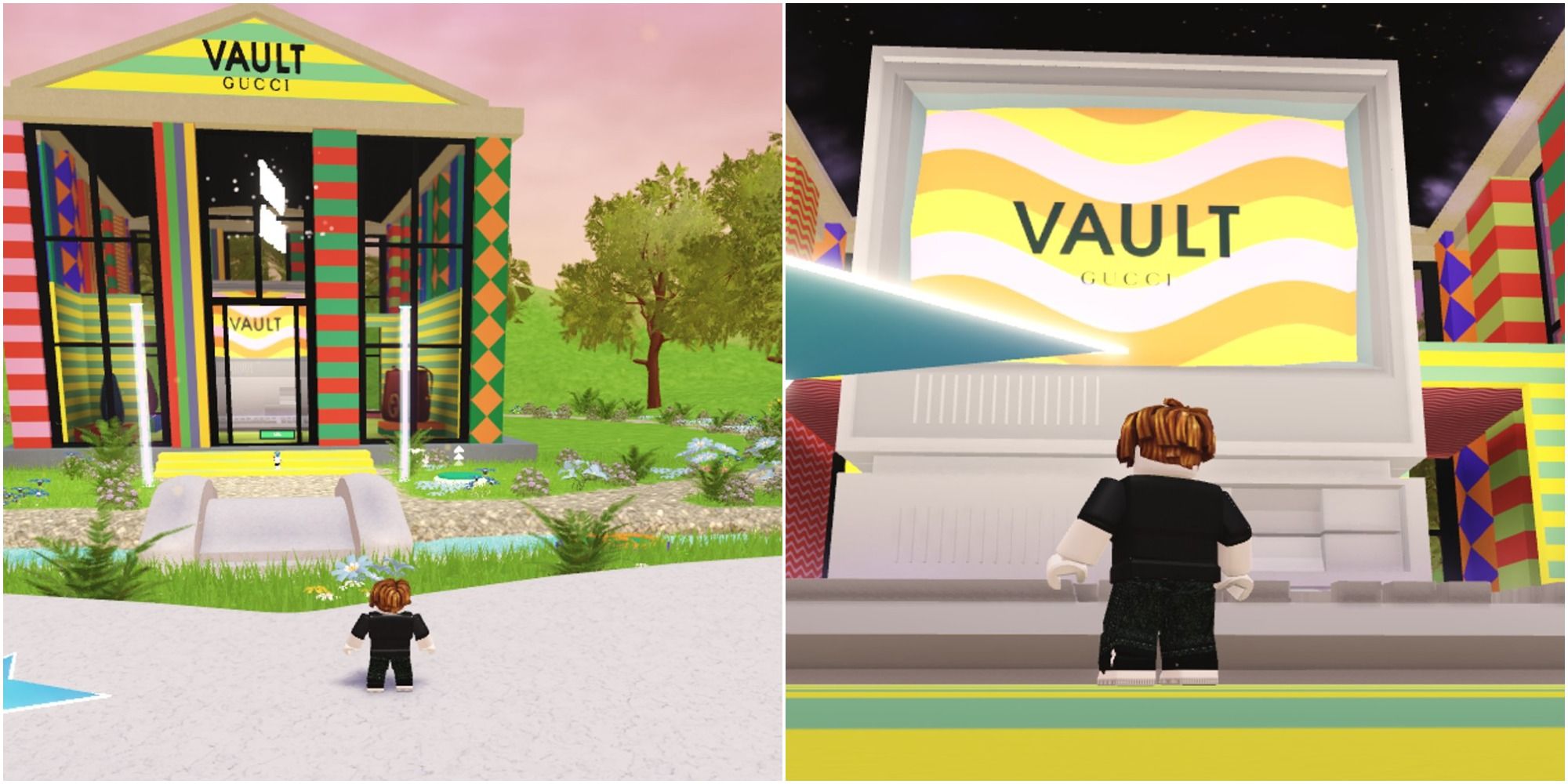 roblox promo gucci vault and character