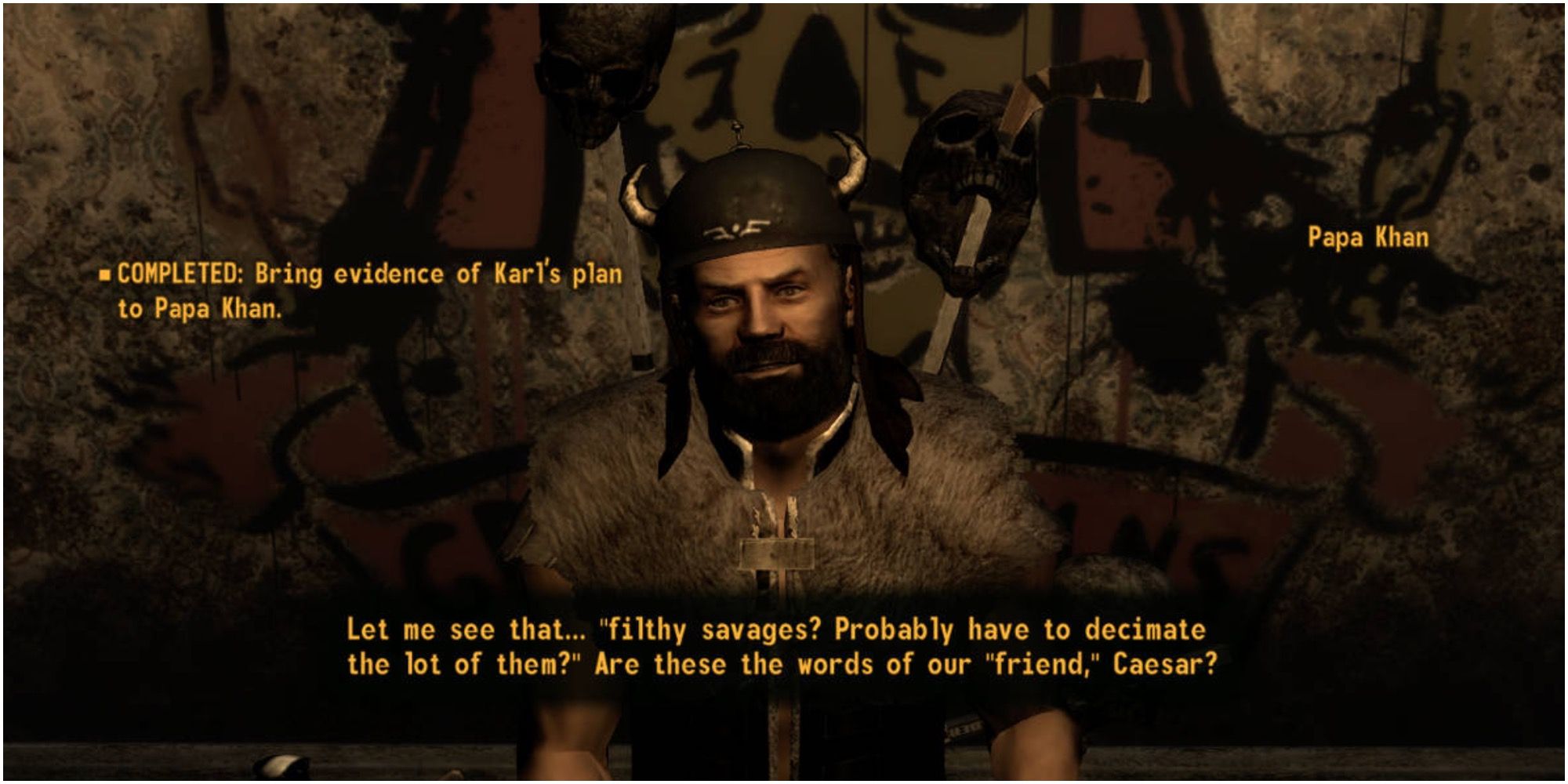 Convincing Papa Khan to join the NCR