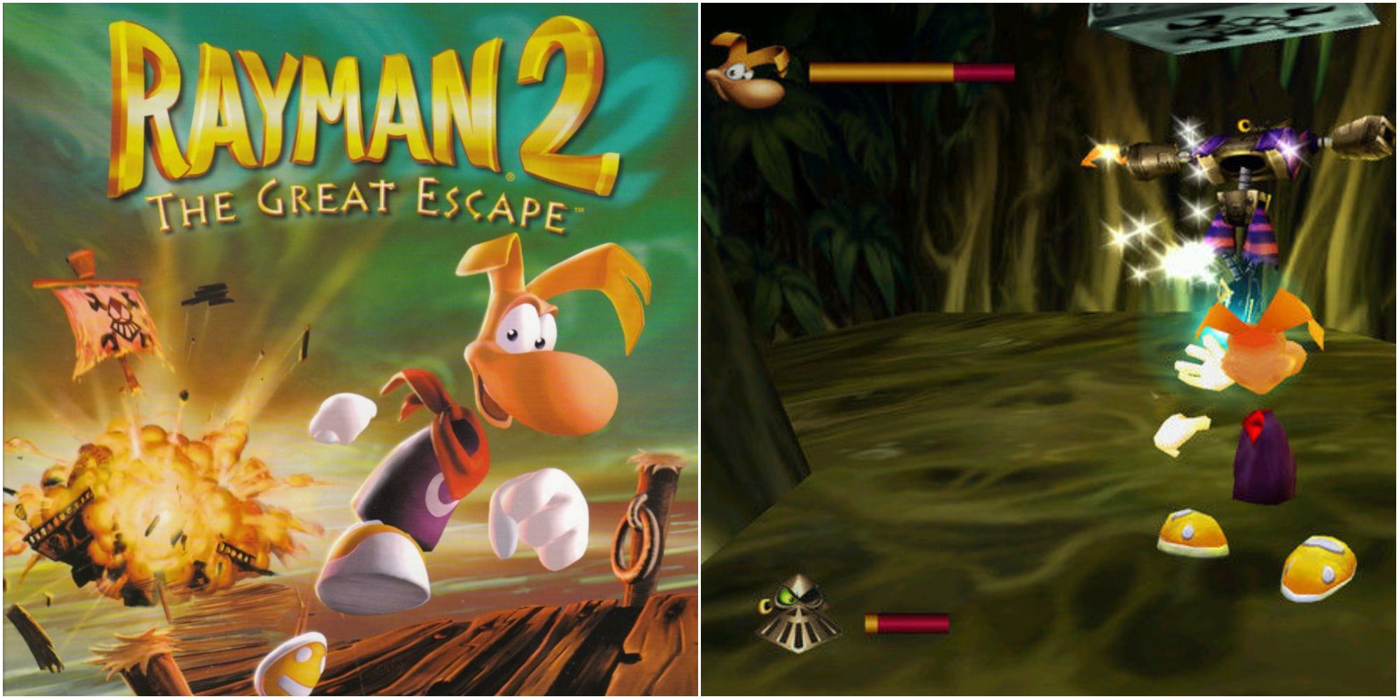 rayman 2 cover & gameplay