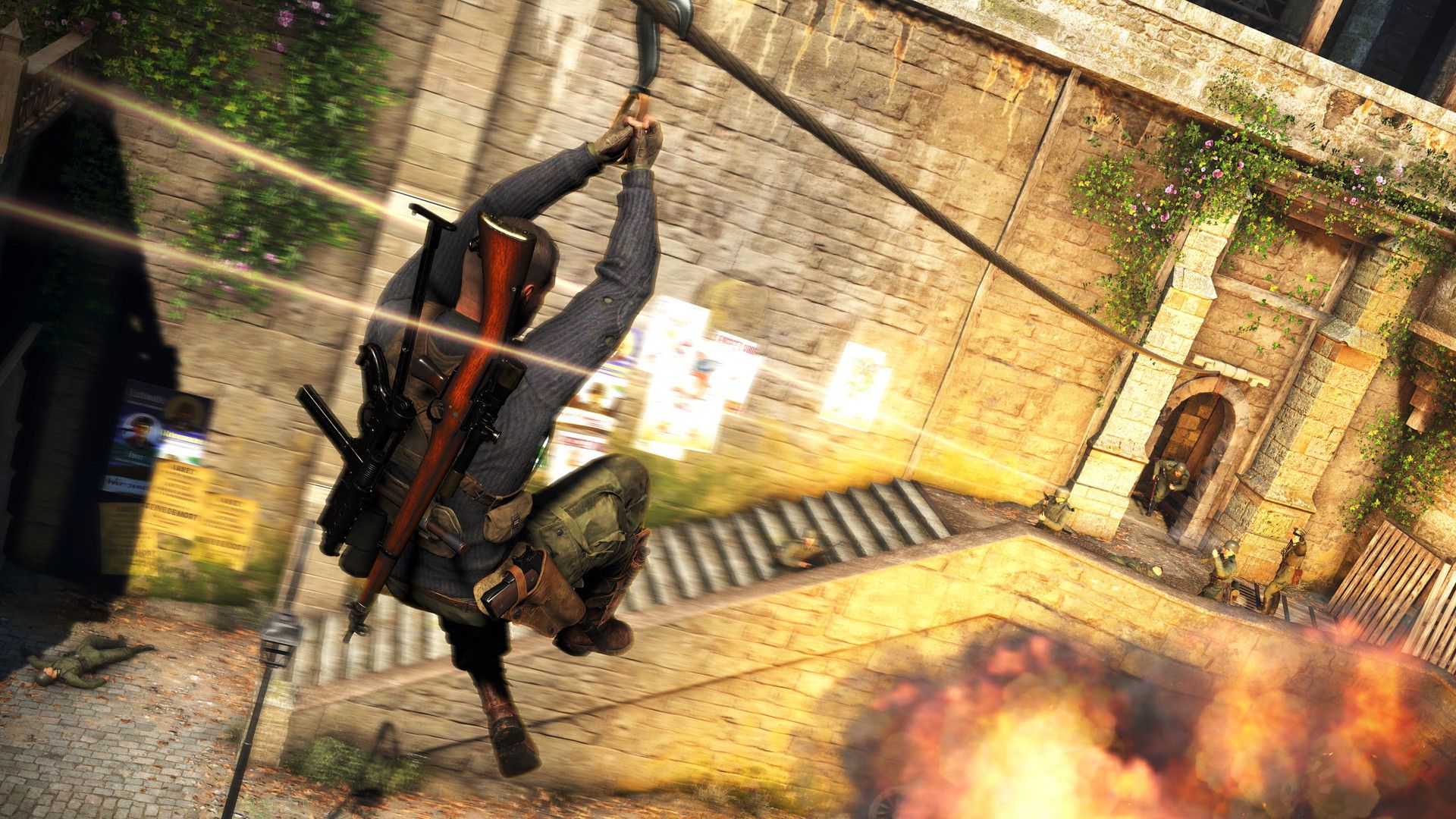 Sniper Elite 5 Zipline