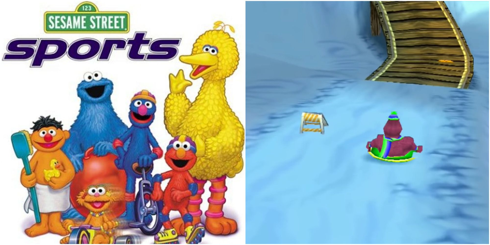 sesame street sports cover & gameplay