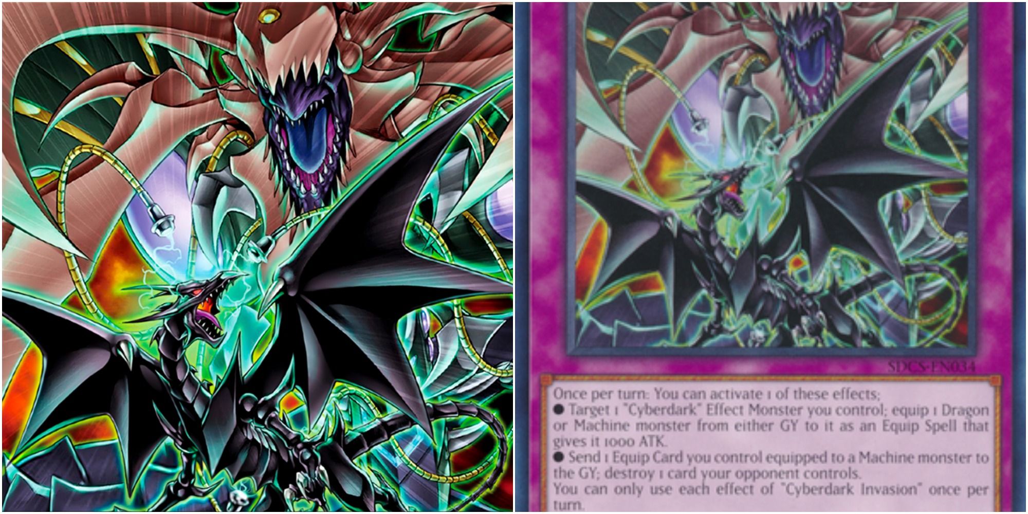 yugioh Cyberdark Invasion card art and text