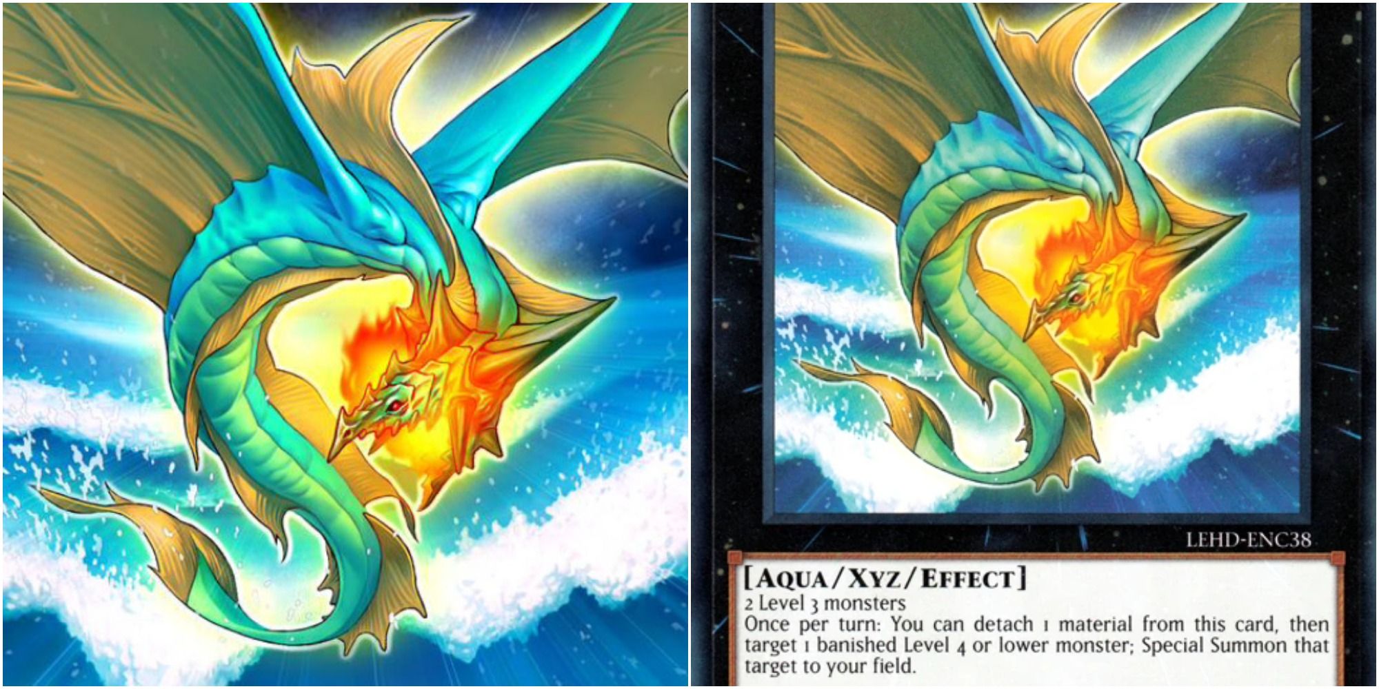 yugioh Leviair the Sea Dragon card art and text