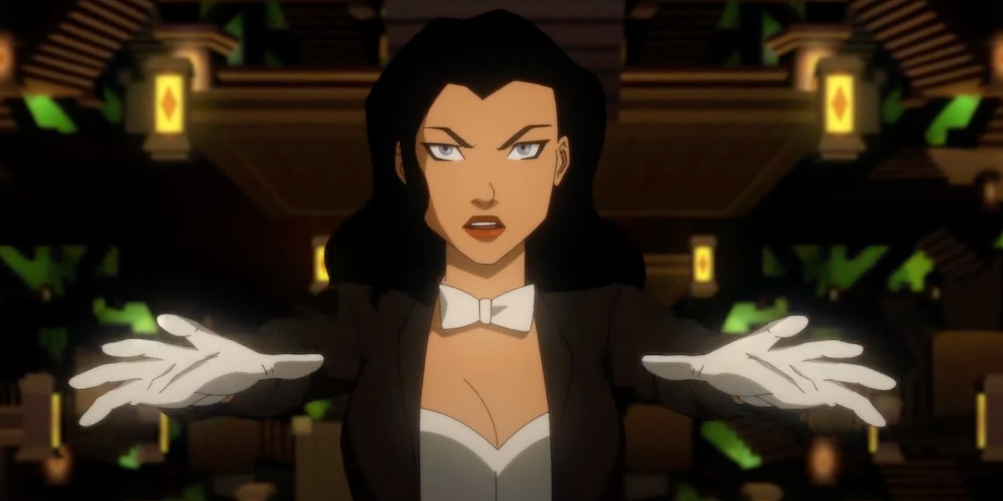 zatanna zatara casting a spell on klarion in young justice season 4