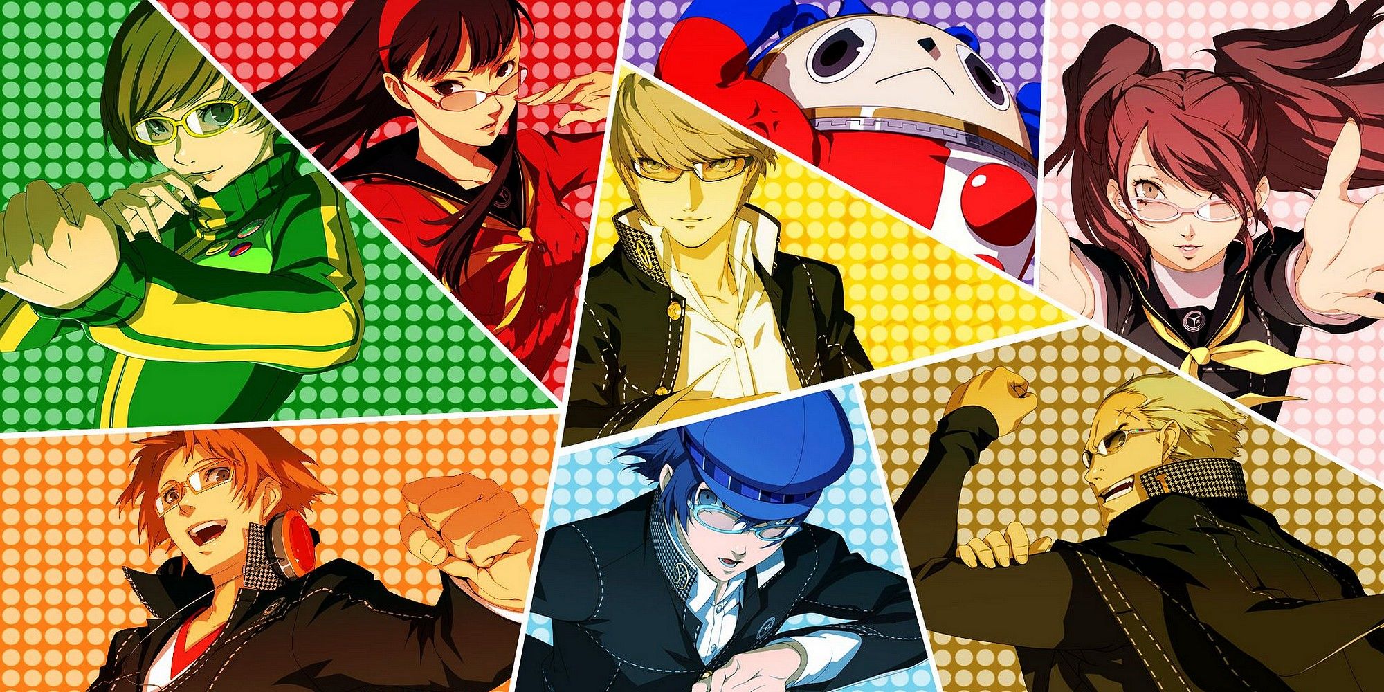 Persona 4 Golden Artwork with all main characters