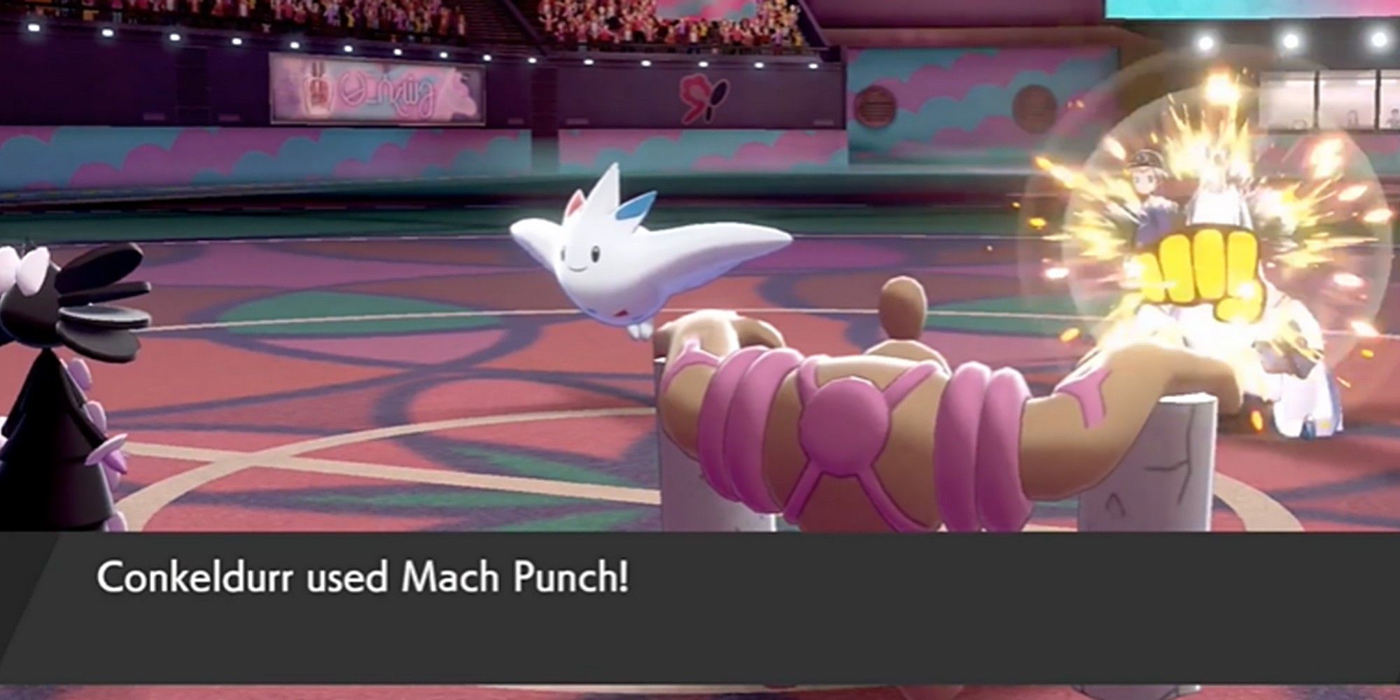 The move Mach Punch from Pokemon