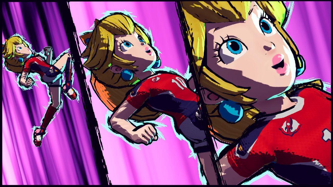 Princess Peach ultimate animation Mario Strikers: Battle League