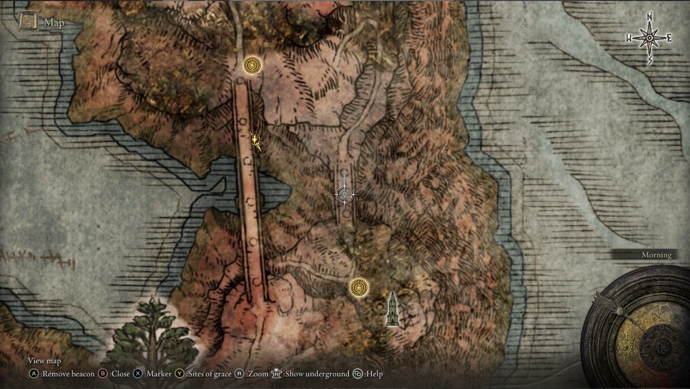 Elden Ring Night's Cavalry location at Lenne's Rise, Greyoll's Dragonbarrow