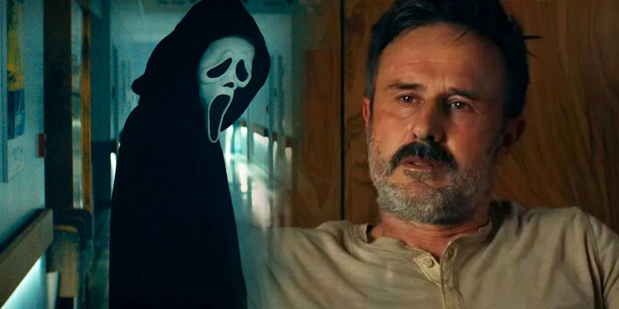 David Arquette as Dewey and Ghostface from Scream