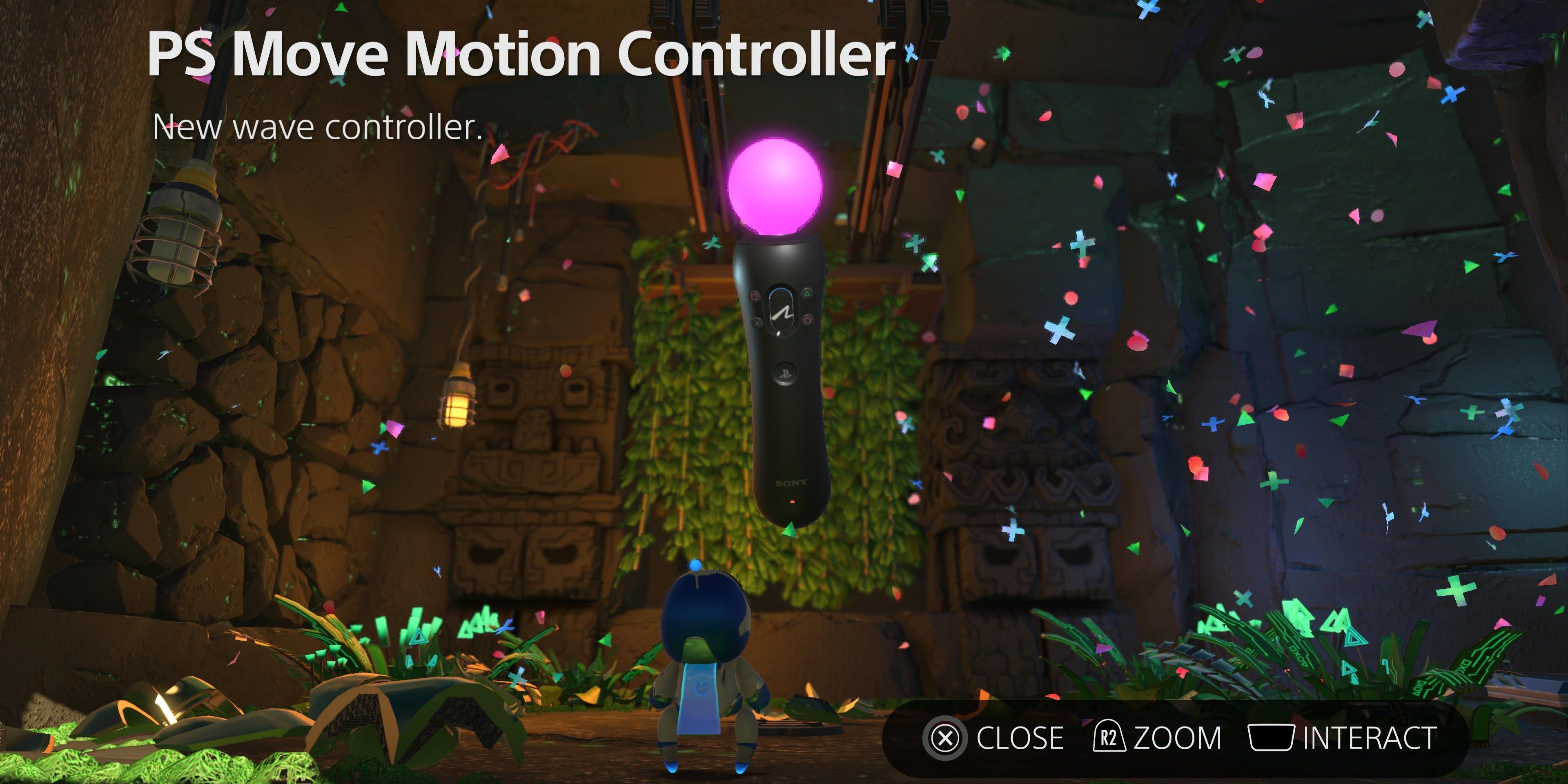 astro finds ps move motion controller artifact