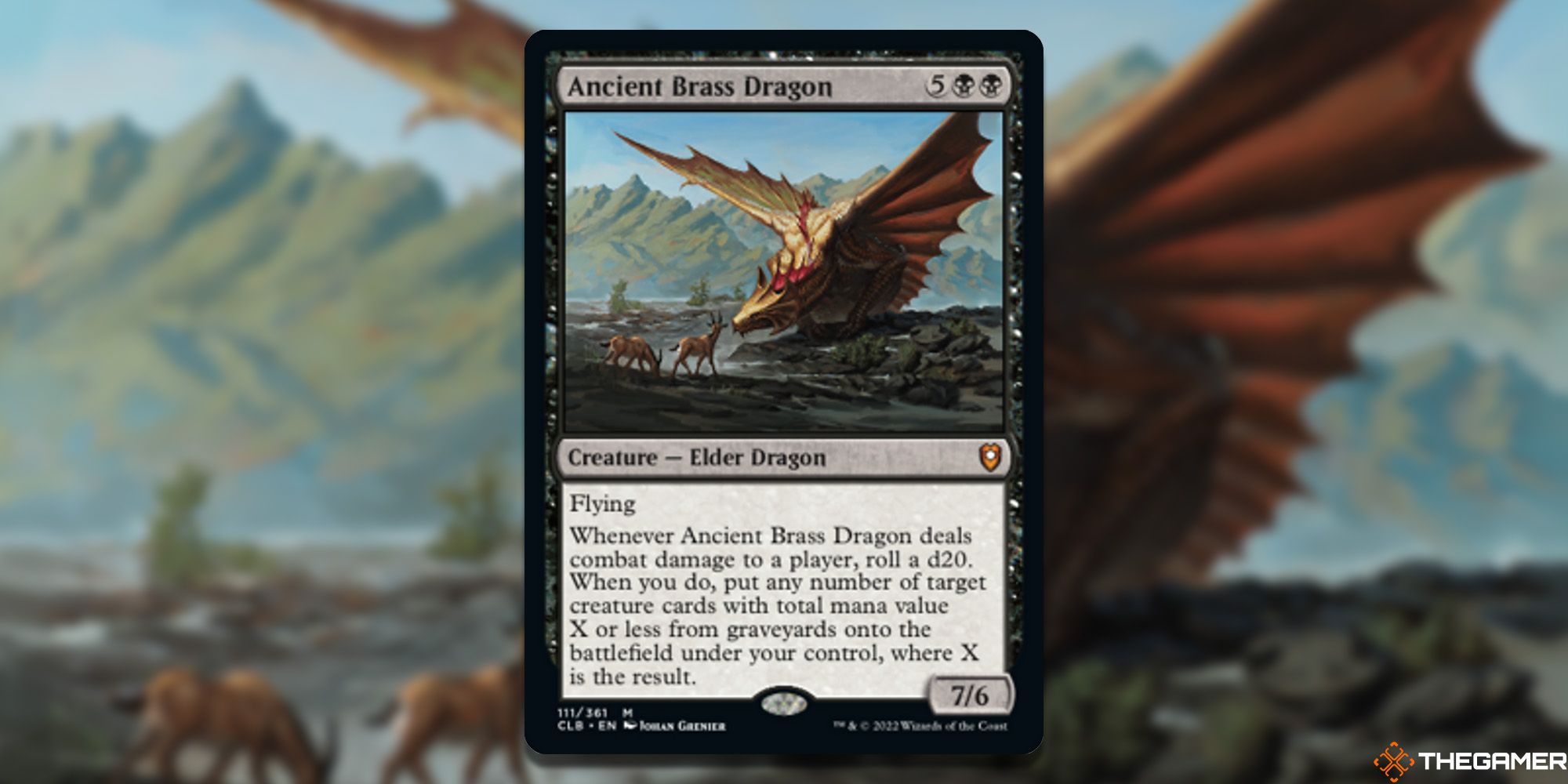 Ancient Brass Dragon MtG Art from Commander Legends: Battle for Baldur's  Gate Set by Johan Grenier - Art of Magic: the Gathering