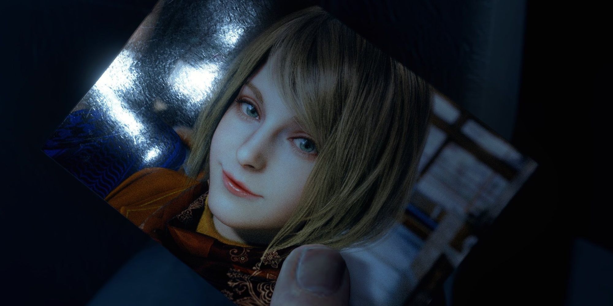 Modelo de rosto de Ashley, Ella Freya mostra sua reação ao ver a si própria  em Resident Evil 4 - GameHall