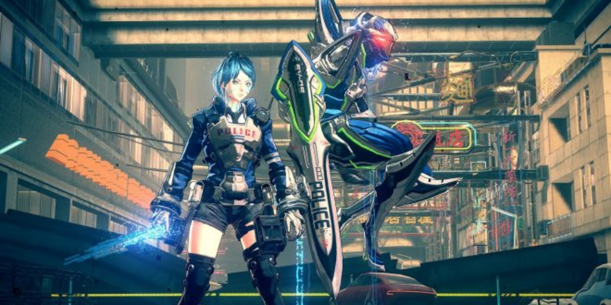 Female Astral Chain protagonist with the Sword Legion