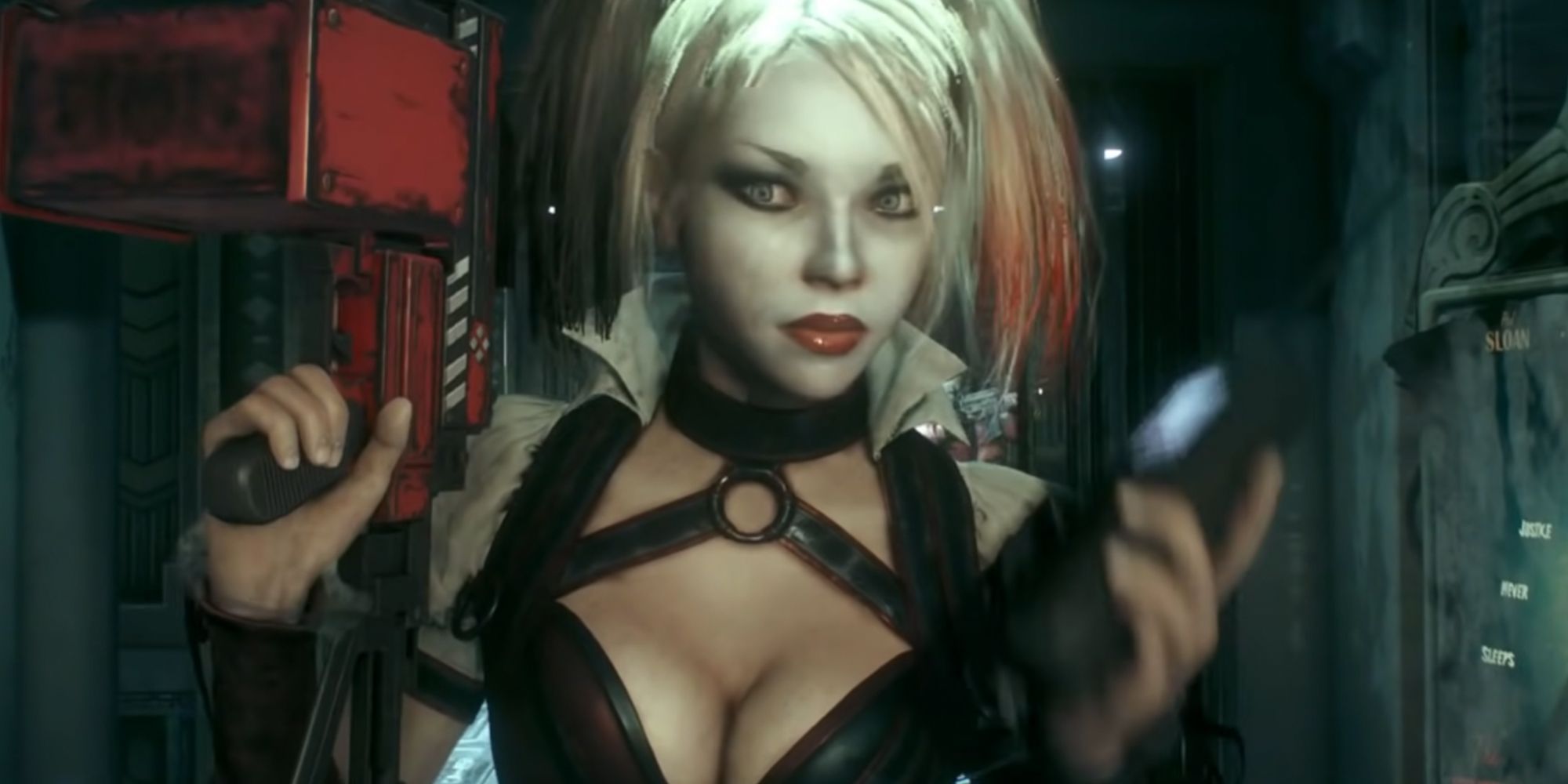 Harley Quinn cutscene in Batman Arkham Knight