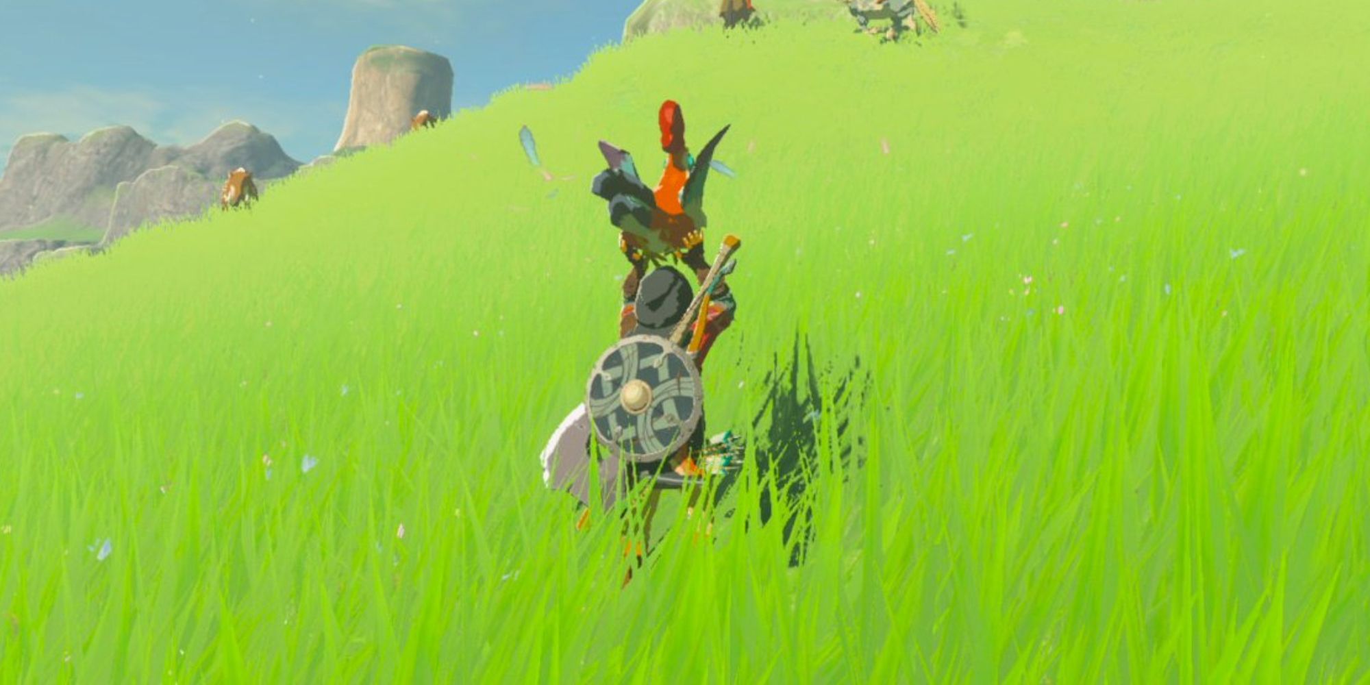 Breath Of The Wild Player Defeats A Boss Using A Cucco