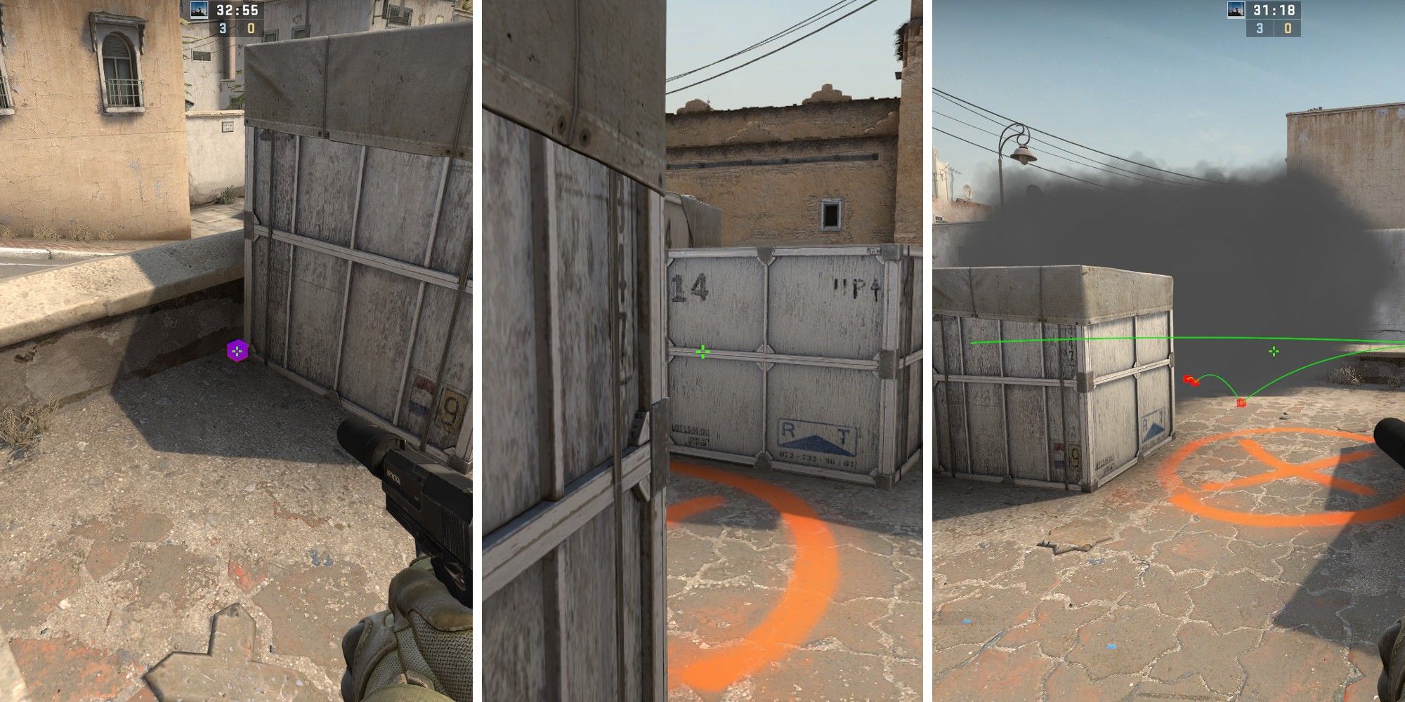 Best Dust 2 Smoke Spots In CS GO   CSGO Dust 2 A Site Smoke Spot 