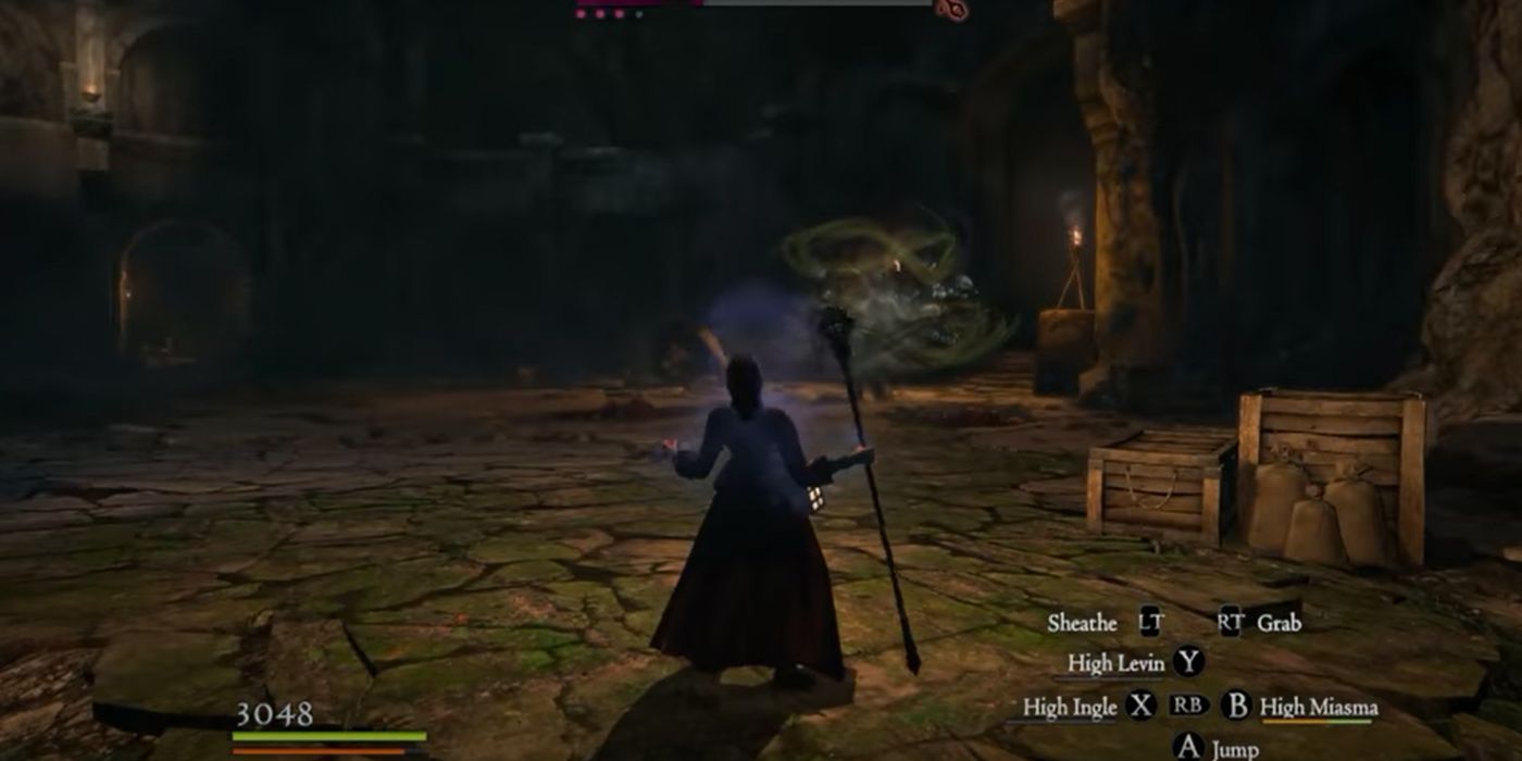 A player using Caged Fury in Dragon's Dogma
