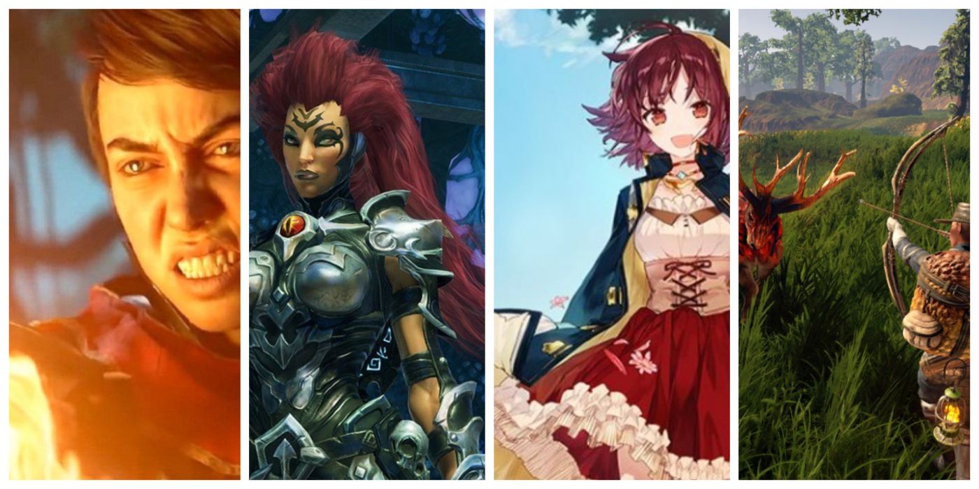 Split image from Magic Legend Darsiders 3 Atelier Sophie and Outward