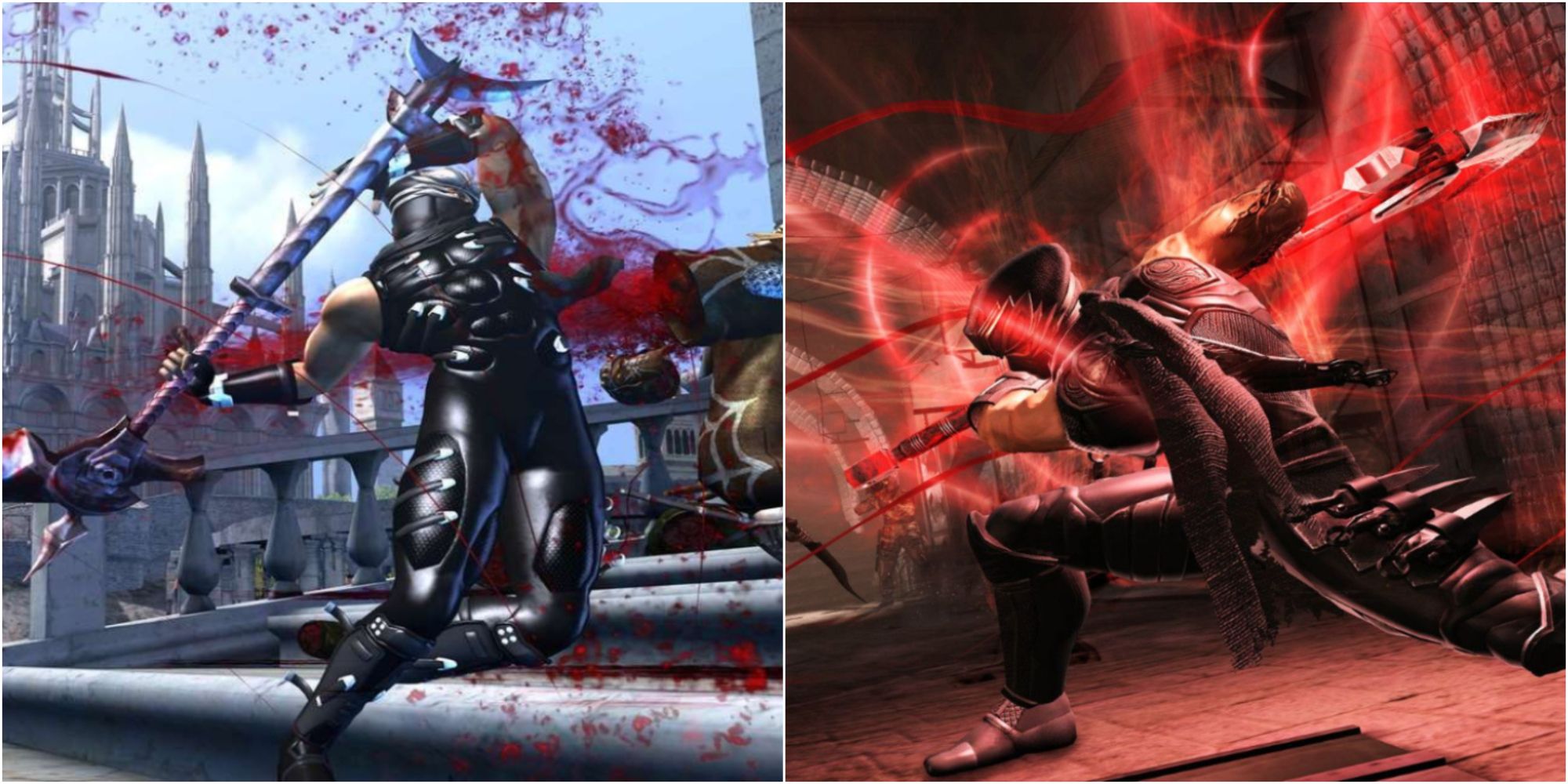Ninja Gaiden collage - Scythe and sword