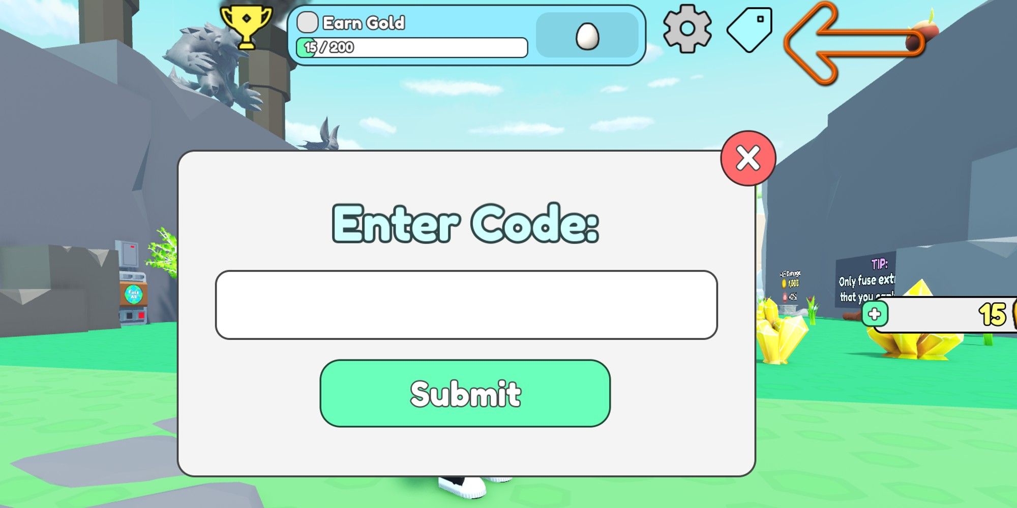 Collect All Pets Codes Redeem Page