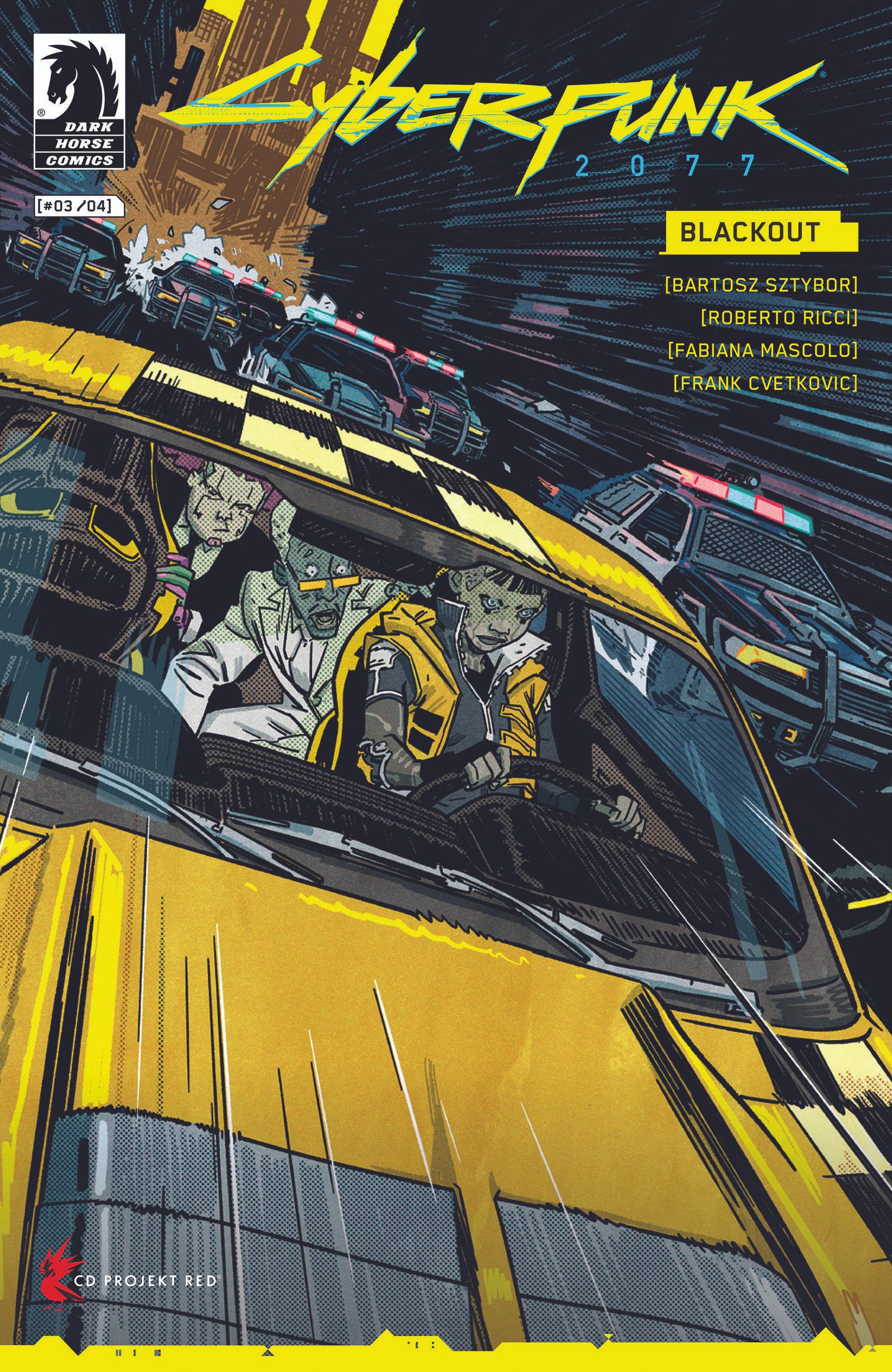 Cyberpunk 2077 Blackout Issue 3 cover